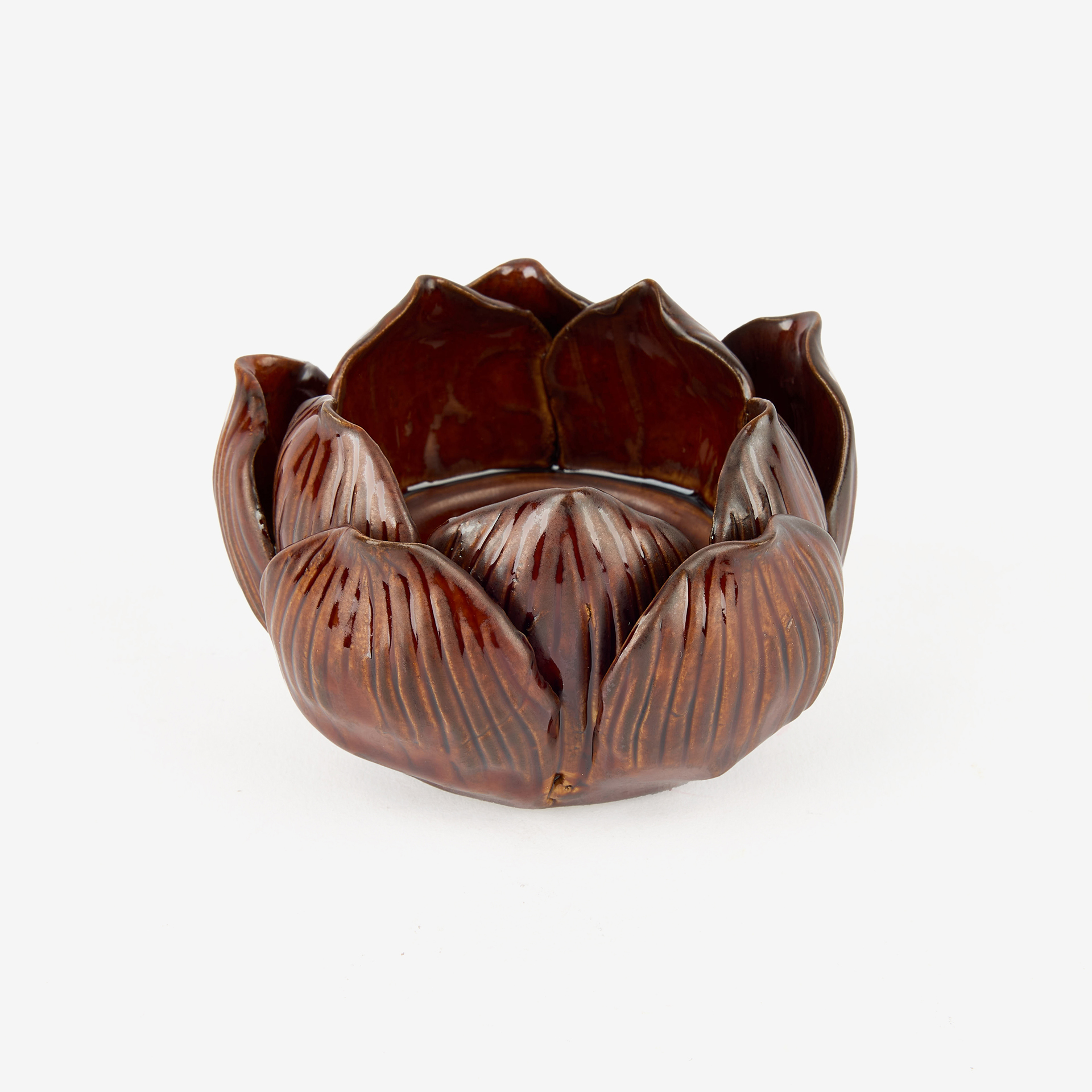 Portavelas de porcelana Loto 6cm en varos colores