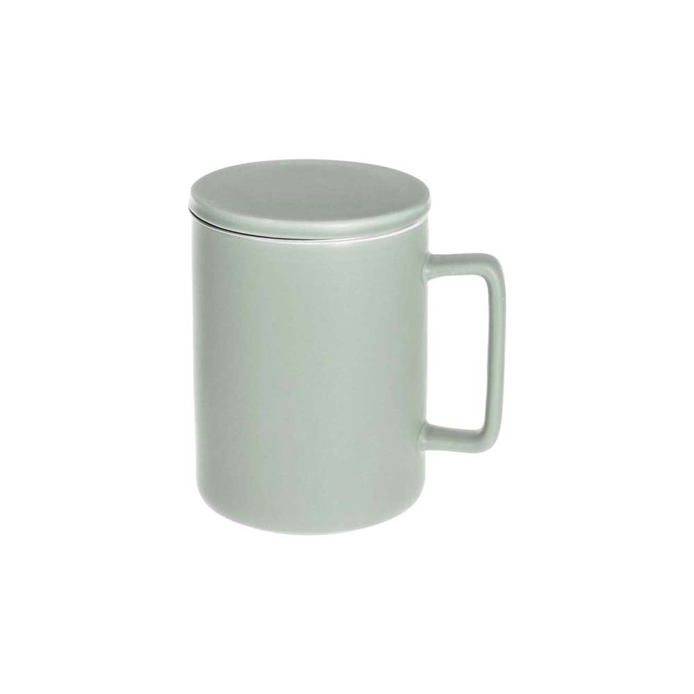 Mug de porcelana con filtro menta Natural 40cl