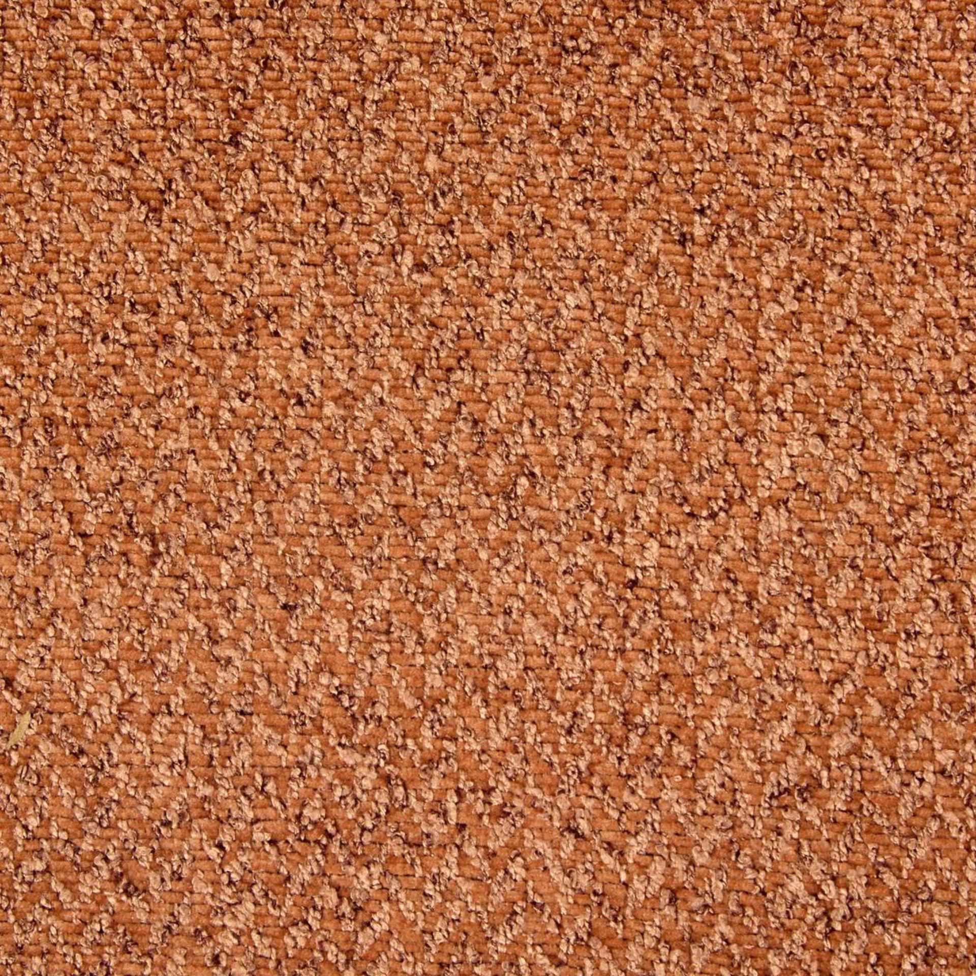 Sill&oacute;n de comedor terracota de chenilla Borel 
