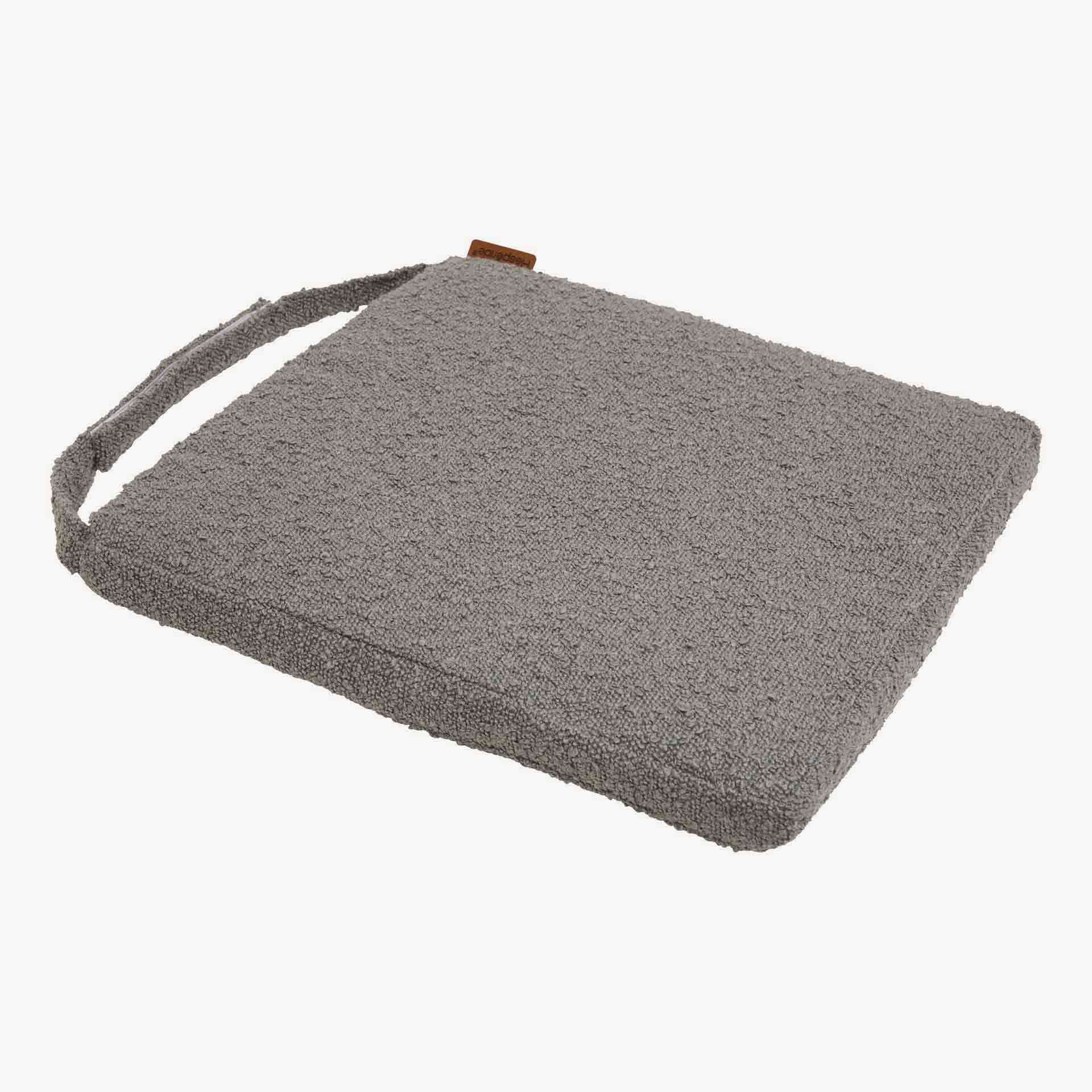 Cojin para silla de jard&iacute;n con velcro antracita Soreya 40x40cm