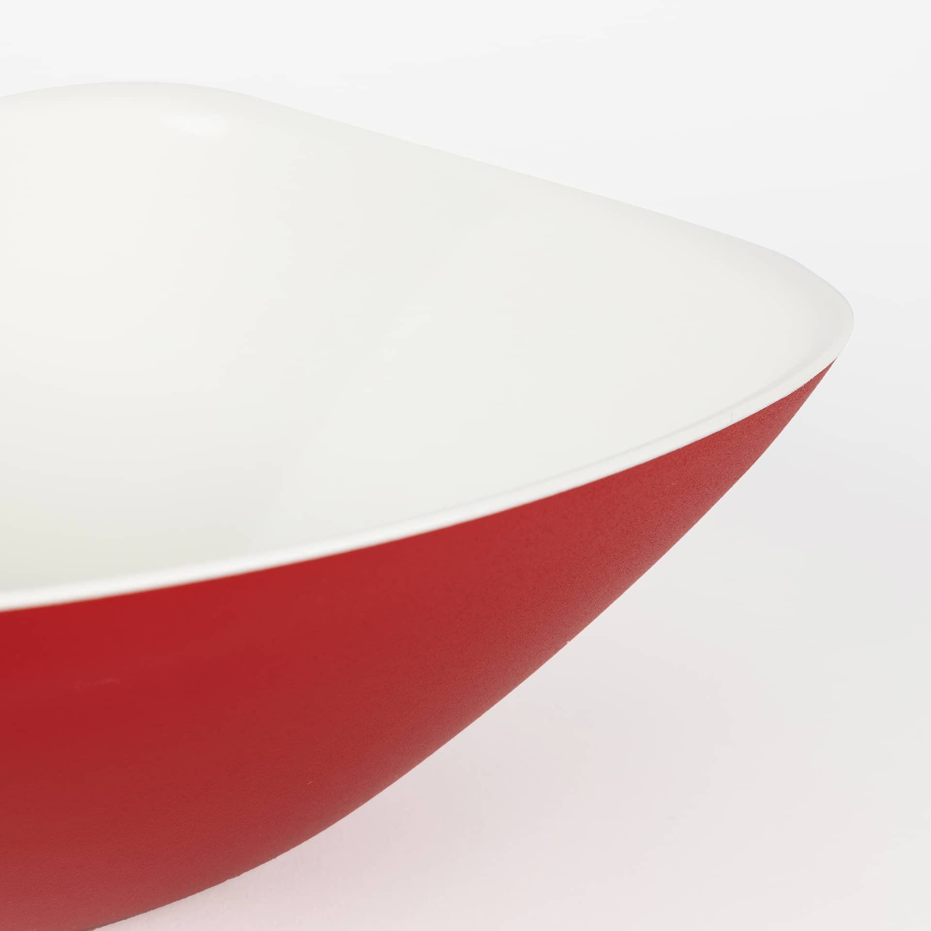 Bol ensaladera de polipropileno rojo y blanco &Oslash;25cm - Guzzini