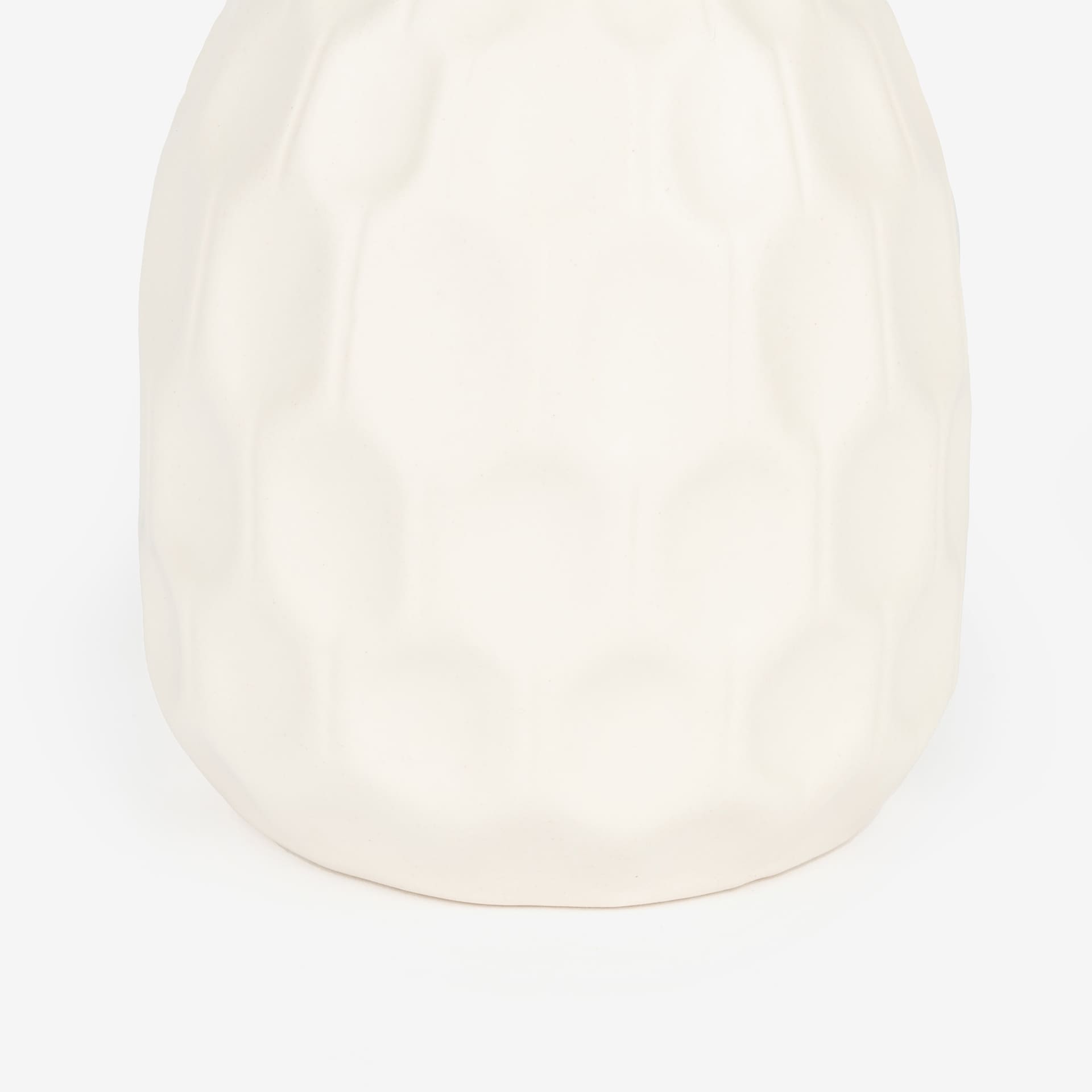 Jarrón de gres blanco Simón Ø9x10cm