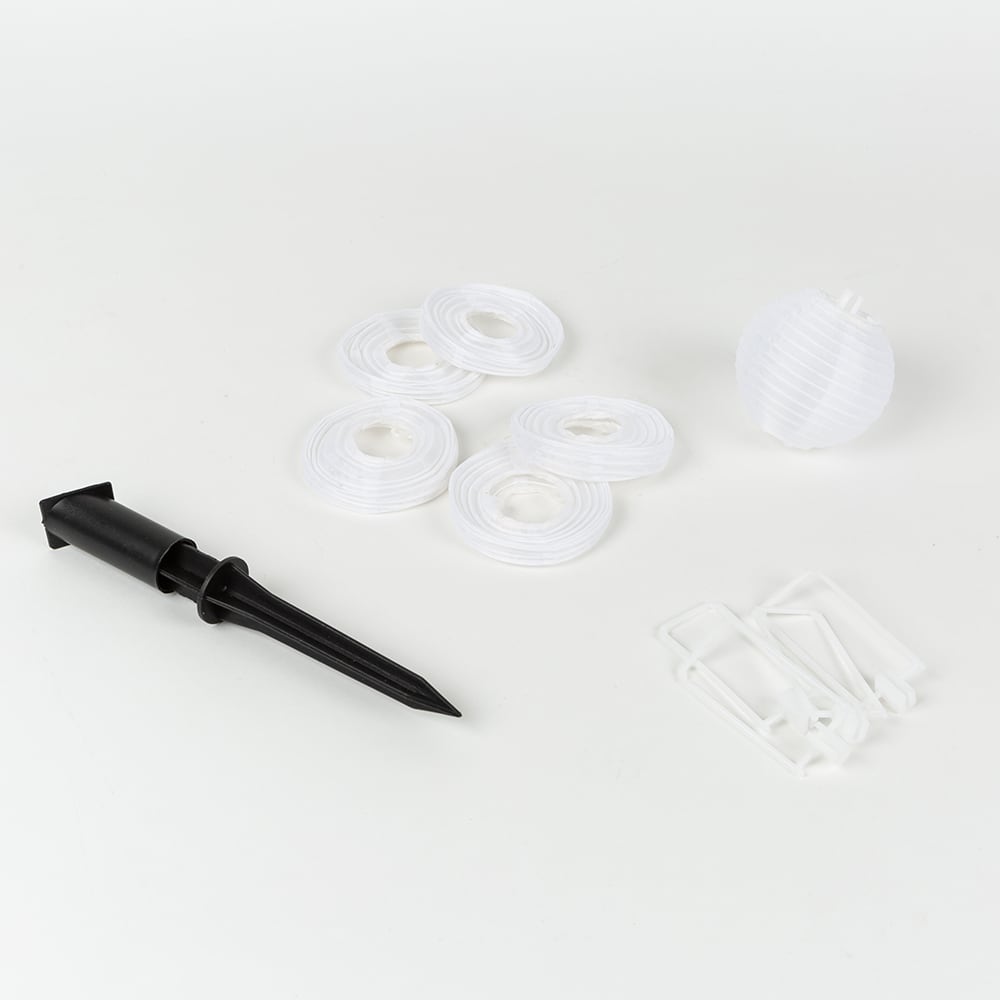 Guirnalda solar de 10 bolas en varios modelos 170cm