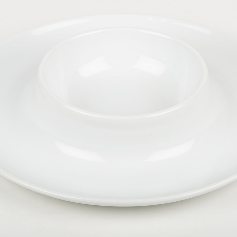 Plato de aperitivos de porcelana Niege &Oslash;26cm
