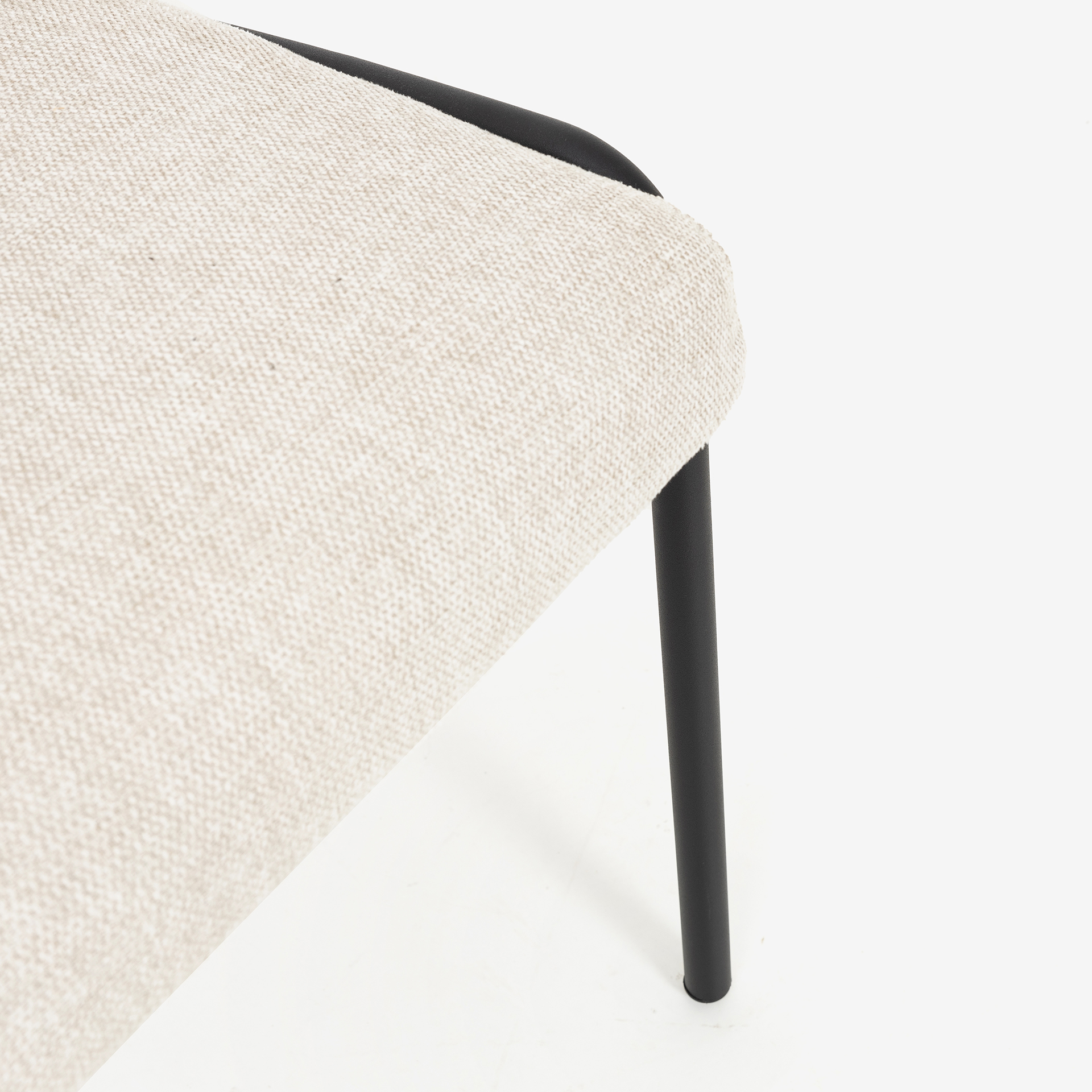 Silla de comedor beige Mina 49x60cm