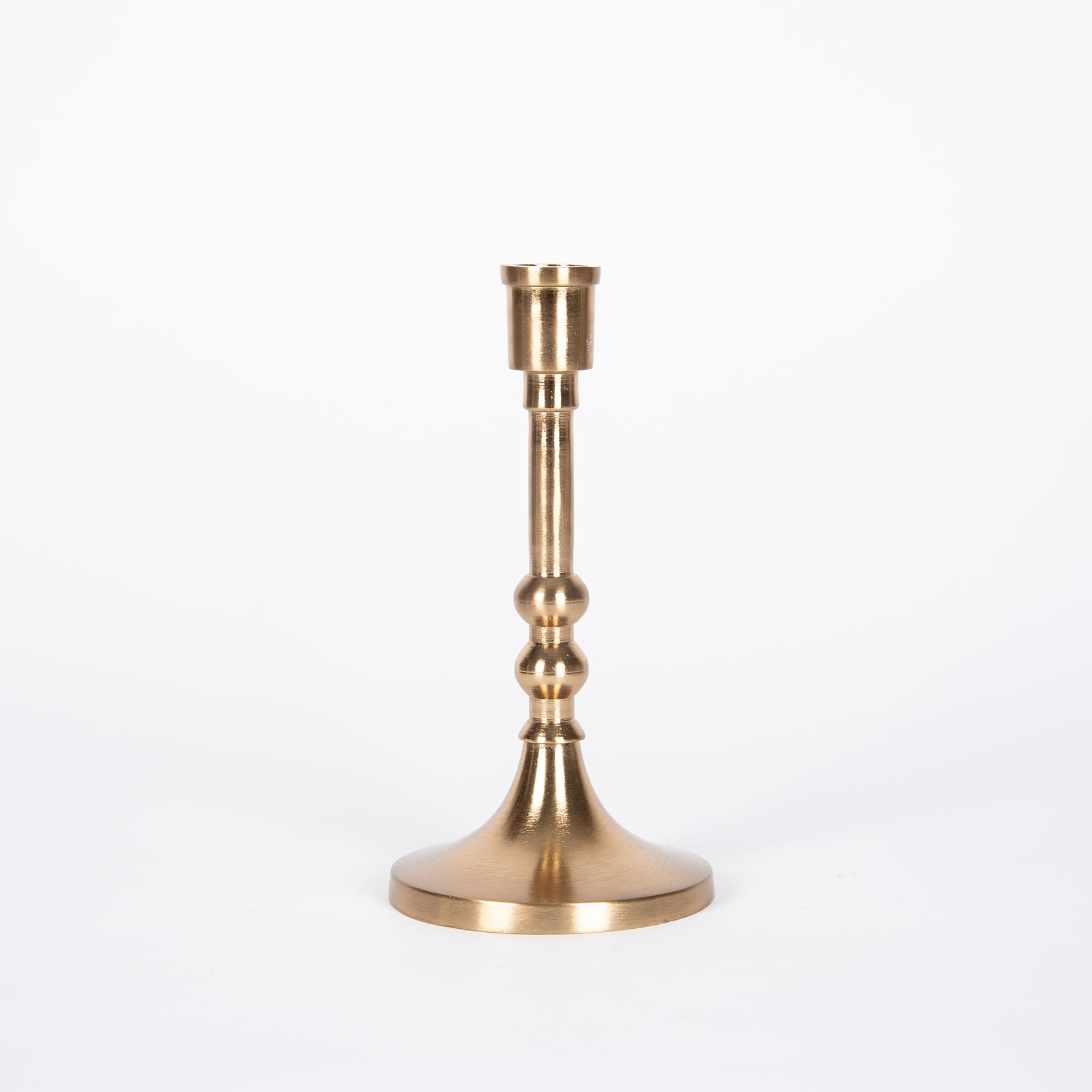 Candelabro de aluminio dorado Altin 18cm