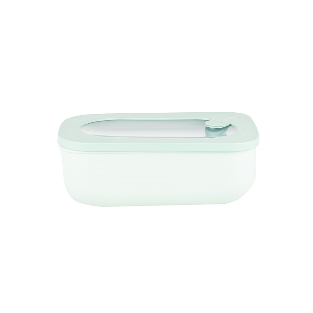 Táper hermético pequeño con tapa traslúcida color verde - Guzzini