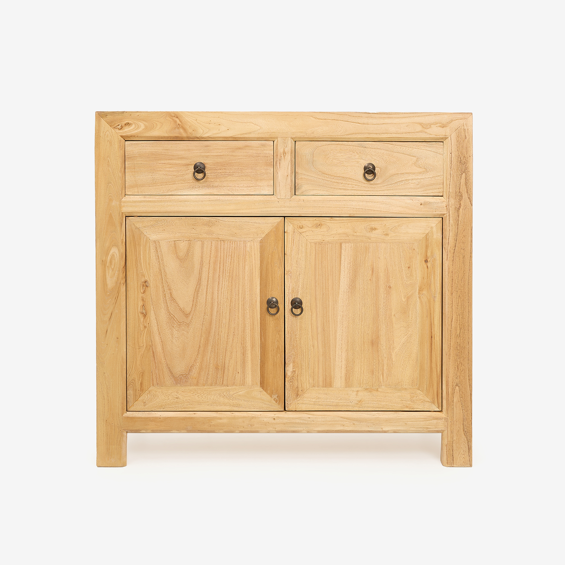 Aparador de madera de olmo reciclada N&aacute;poles 90x40x85cm