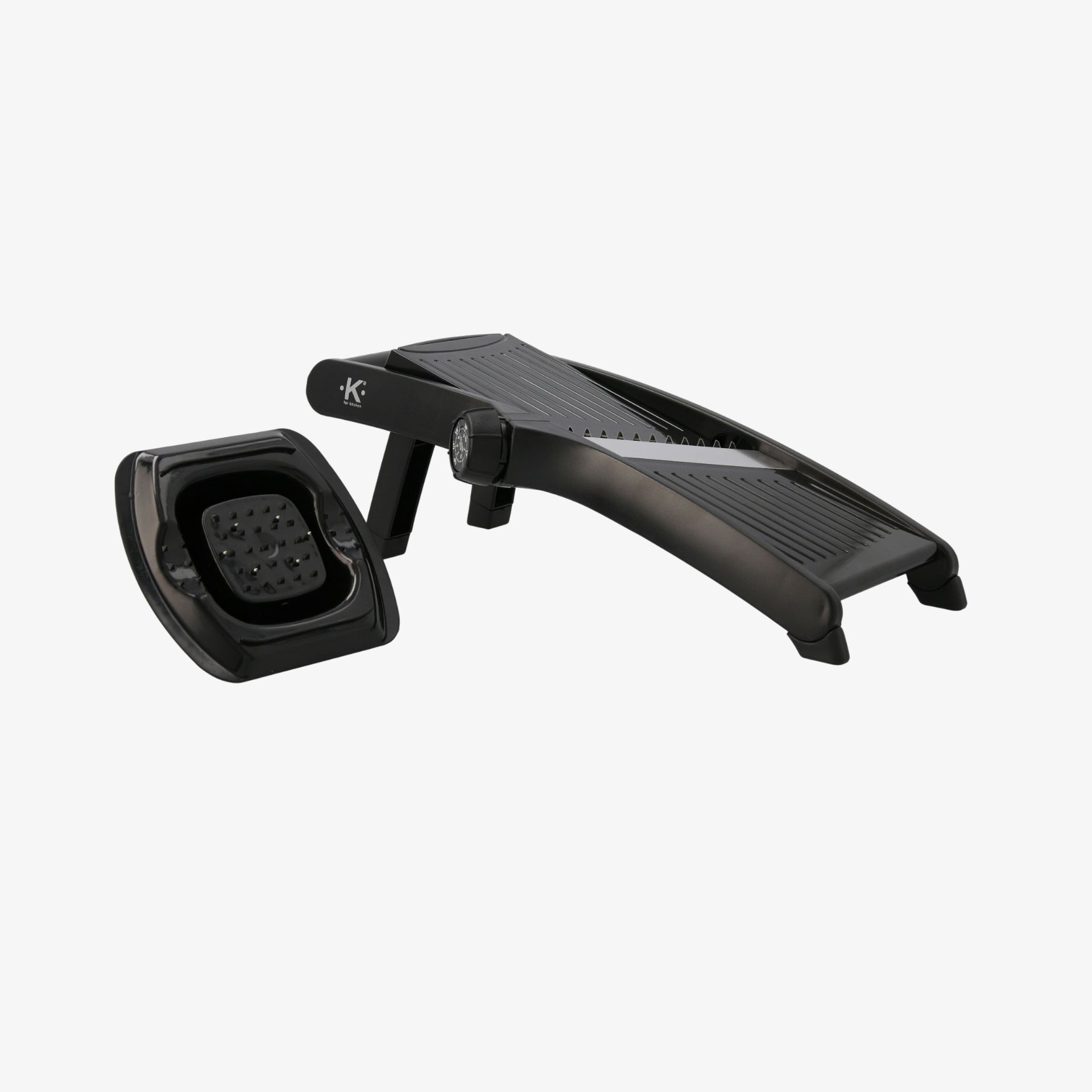 Mandolina negra con protector de mano Hortus