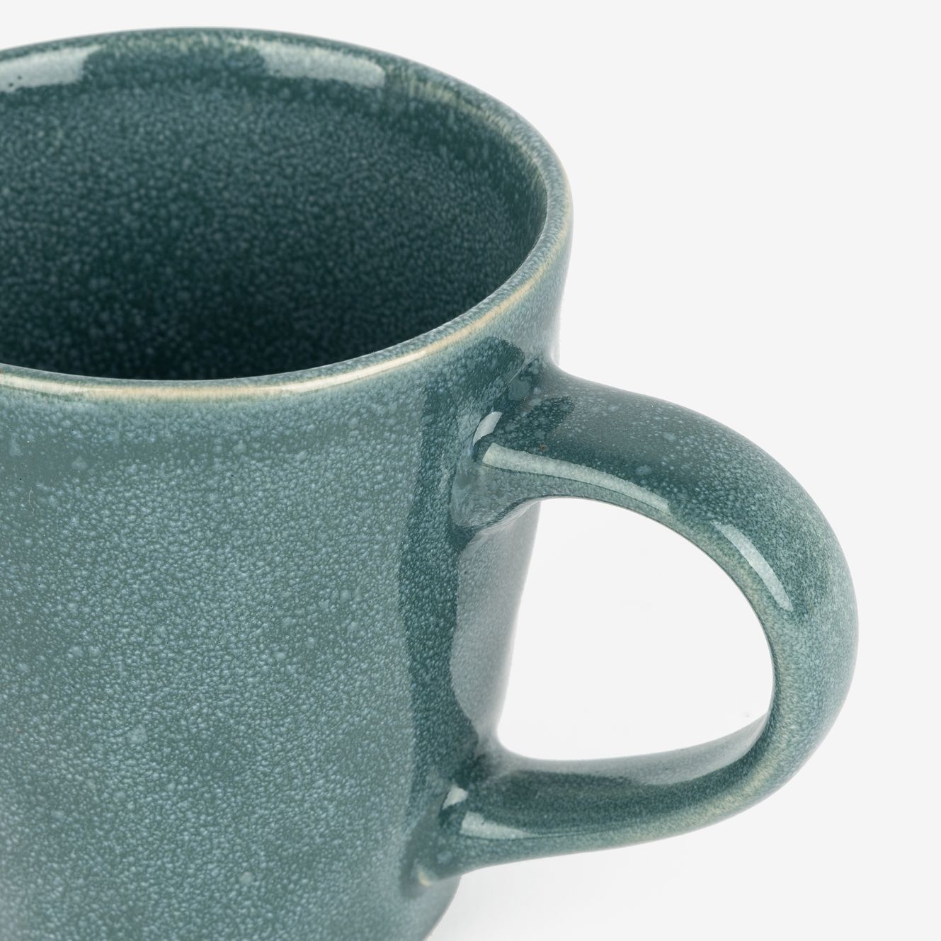 Mug azul de gres Arlet 35cl &Oslash;9x10cm