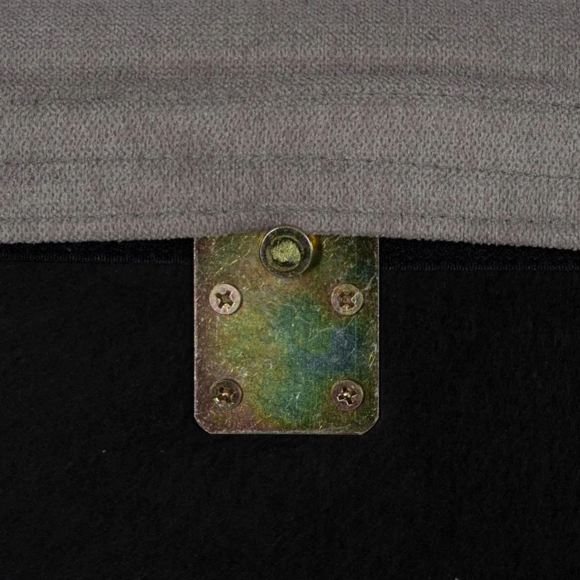 Cabecero tapizado desenfundable gris 190x8x100cm