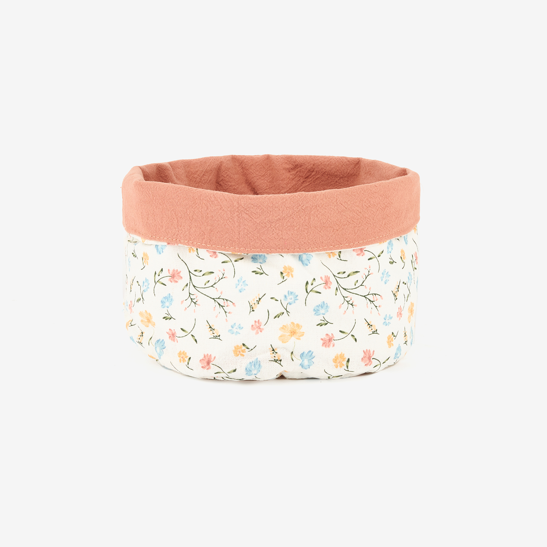 Panera de algod&oacute;n con estampado de flores 15x18cm