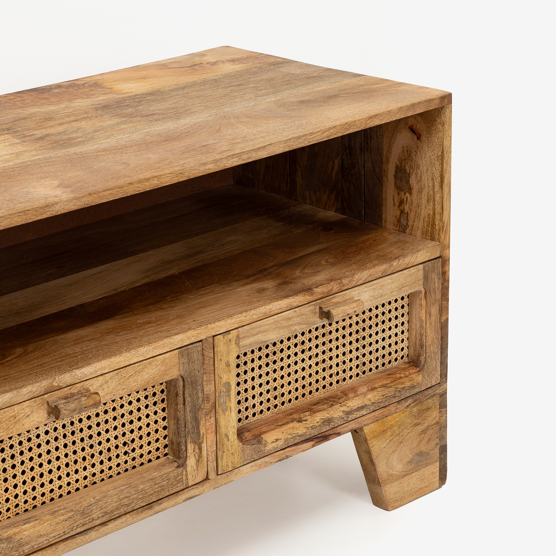 Mueble de TV de madera de mango Merlin 175x45x57cm Clau&Chloe