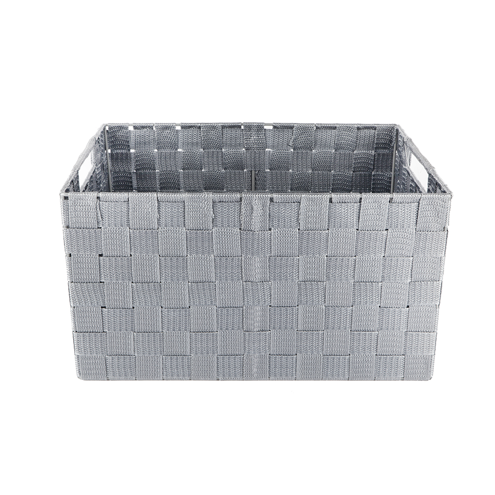 Contenedor con asas trenzado Aran 33x23x18cm