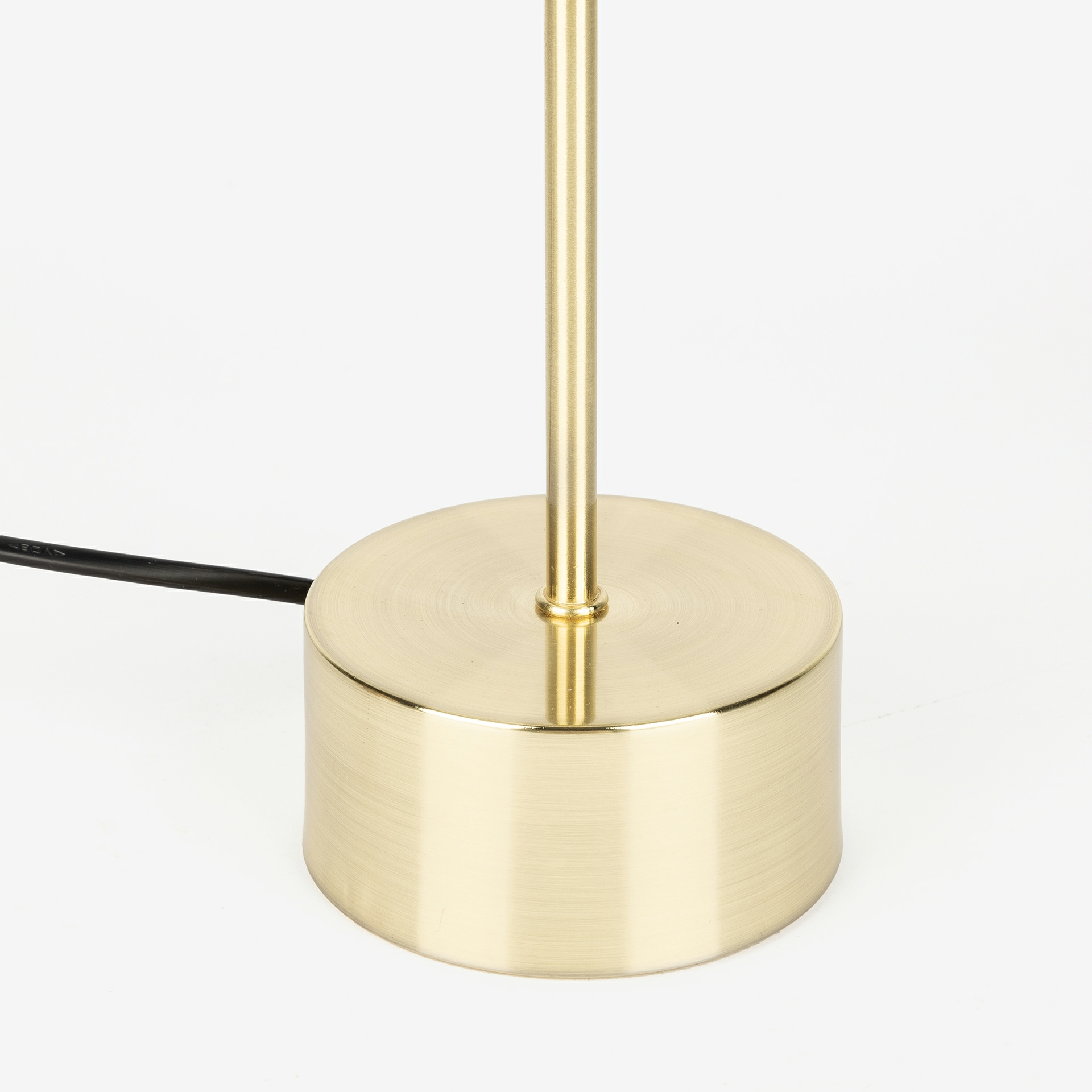 L&aacute;mpara mesa de metal dorada Katia 43cm