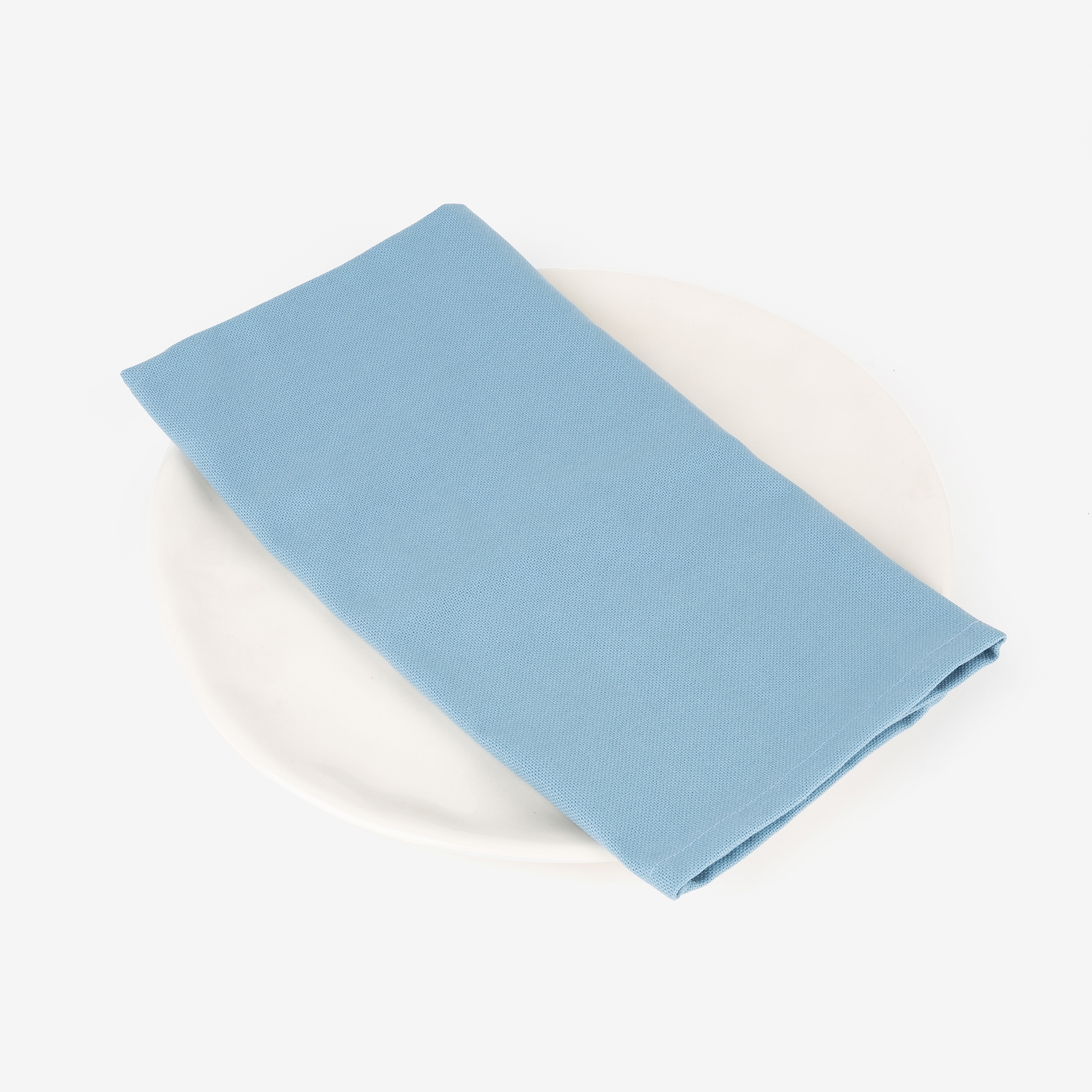 Conjunto de dos servilletas azules de algod&oacute;n Glace 43x43cm