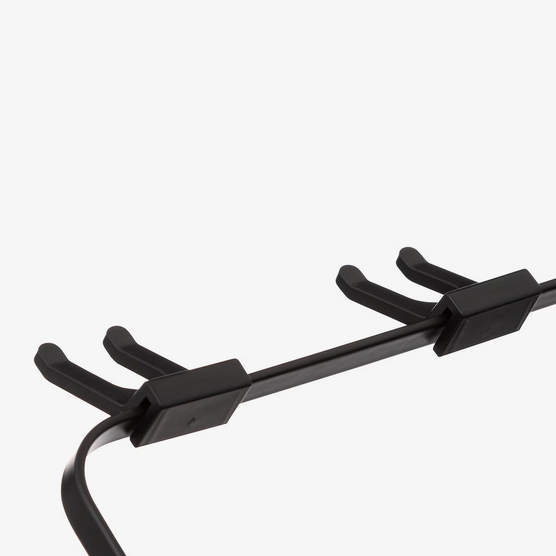 Escurreplatos plegable Foldix de metal negro 43,5x40,5cm