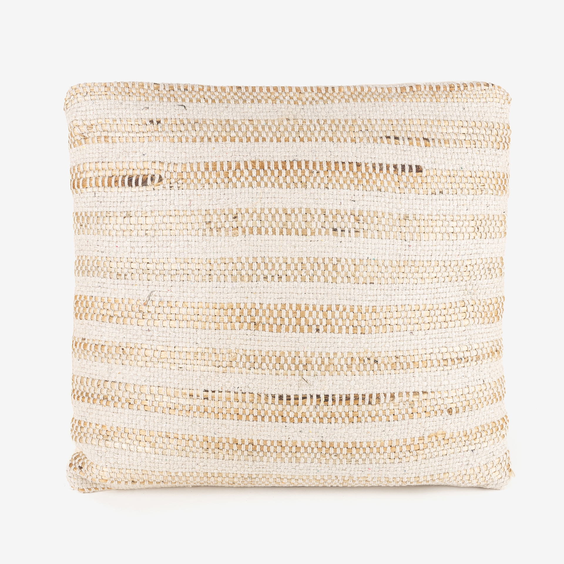 Cojín de algodón con rayas 45x45cm