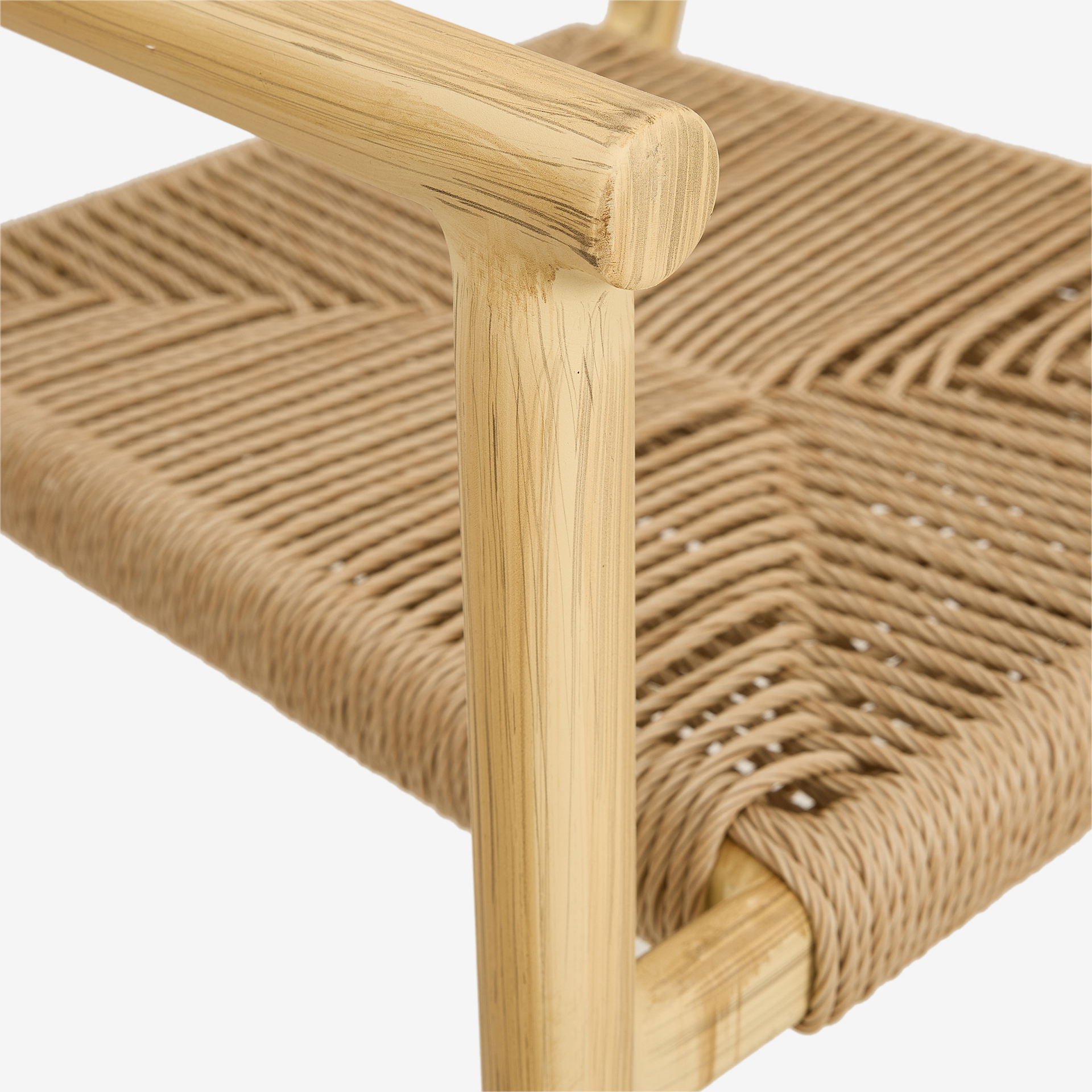 Silla de jard&iacute;n de aluminio y rat&aacute;n sint&eacute;tico Florida 56x60x78cm