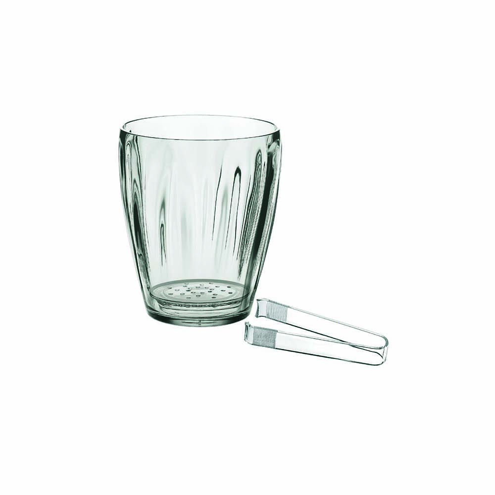 Cubitera con pinzas transparente 16x14cm