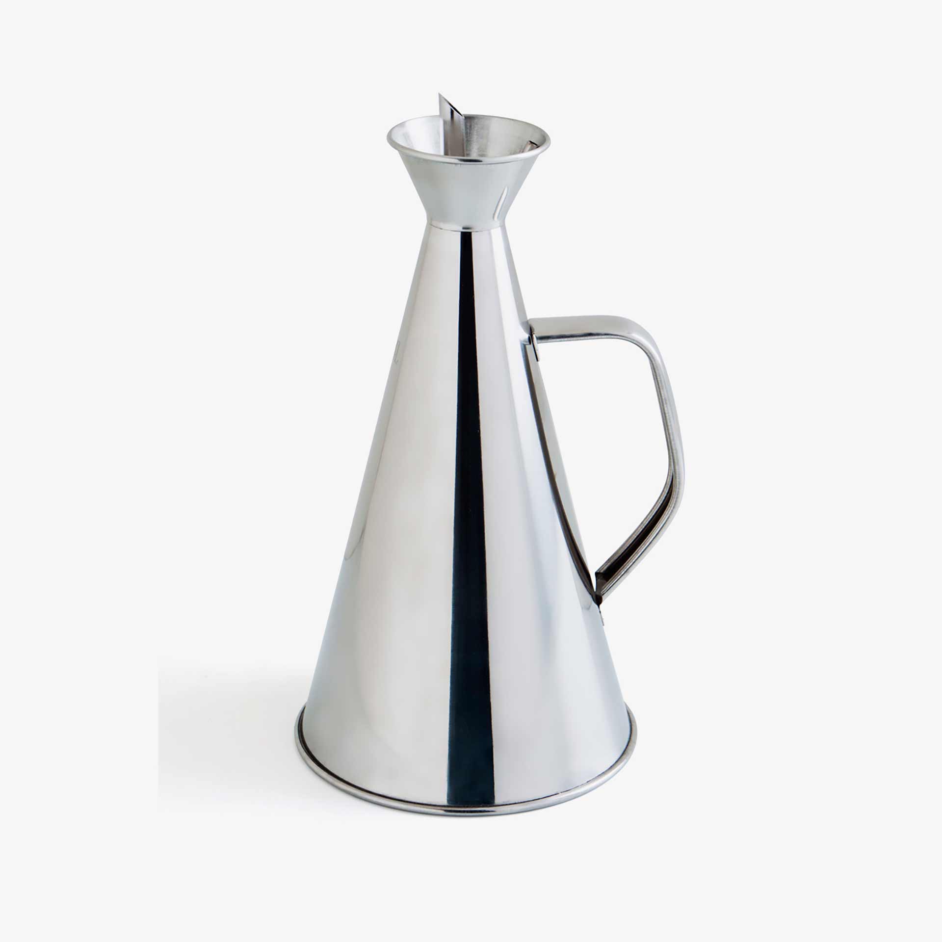 Aceitera antigoteo de acero inoxidable 75cl