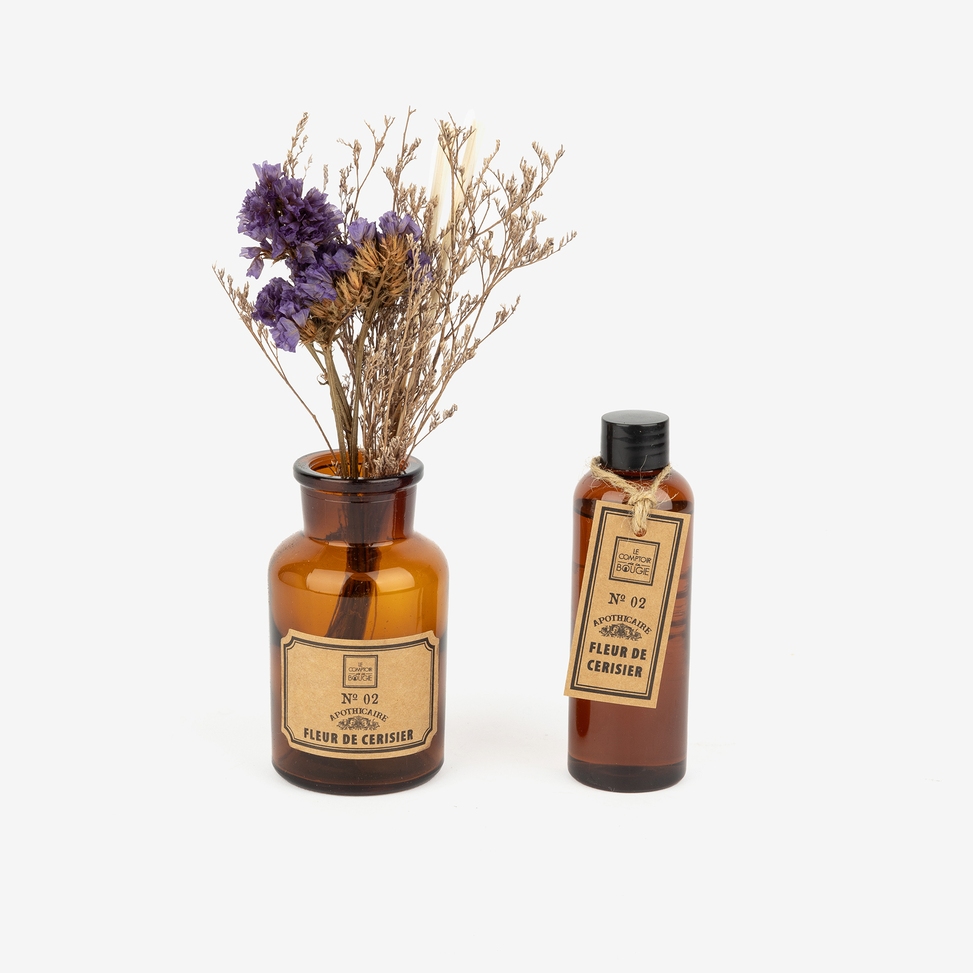 Ambientador en mikado con flores secas 100ml en varios aromas
