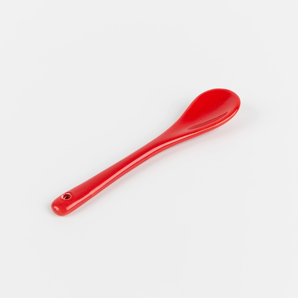 Mug con cuchara de cer&aacute;mica Santa Claus 12cm