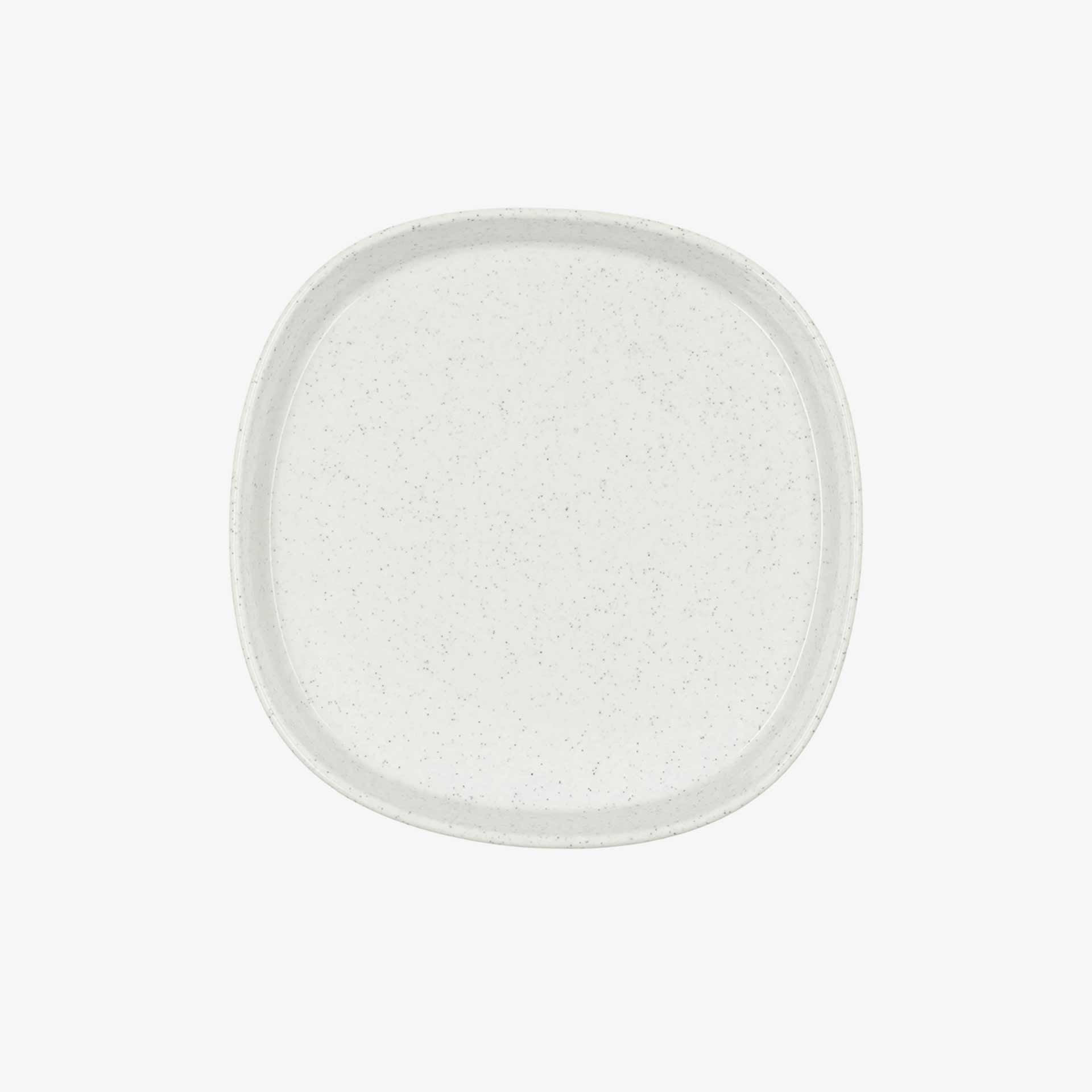 Bol moteado de cer&aacute;mica blancaOrizon &Oslash;18cm