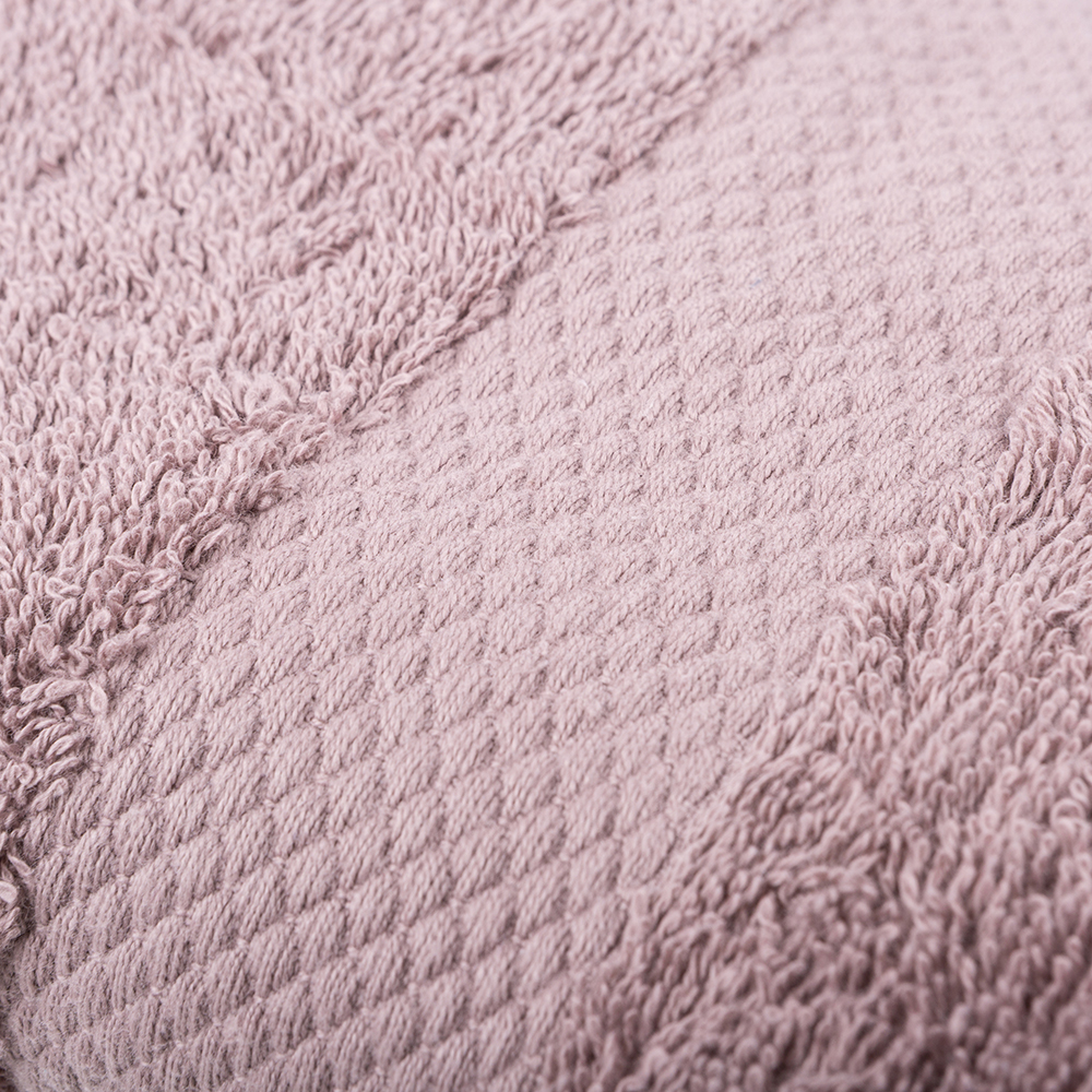 Toalla de lavabo de algodón berenjena Vic 50x100cm - 500 gr/m²