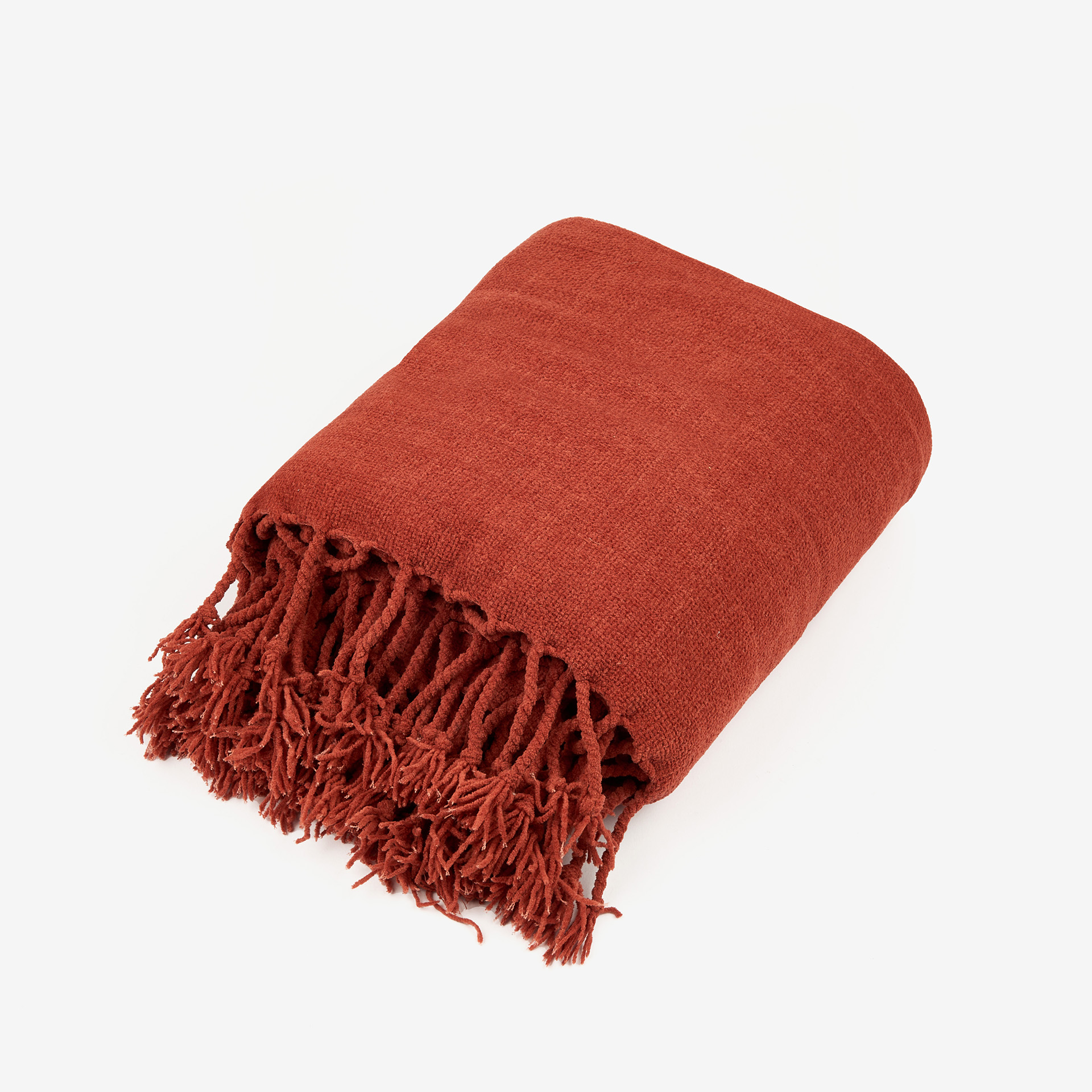 Plaid de chenilla cobre Kordon160x130cm