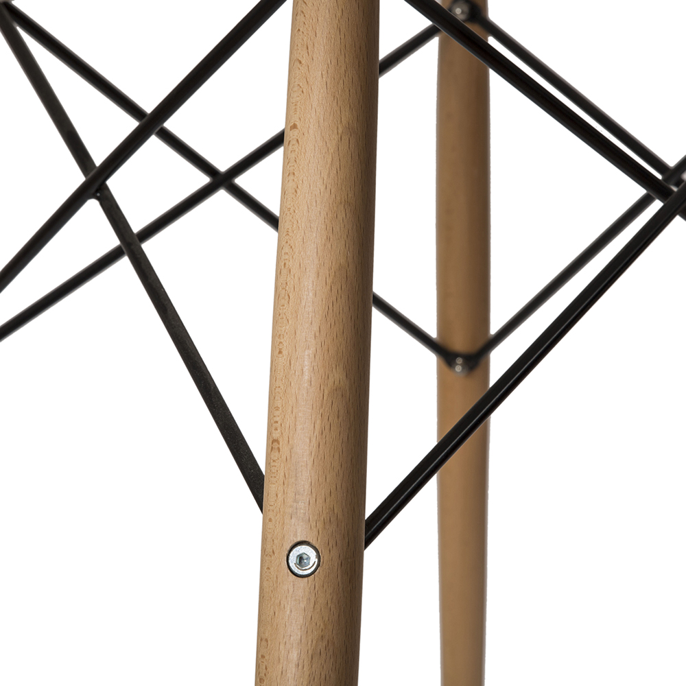 Mesa de comedor de madera redonda blanca Leisure Ø80x75cm