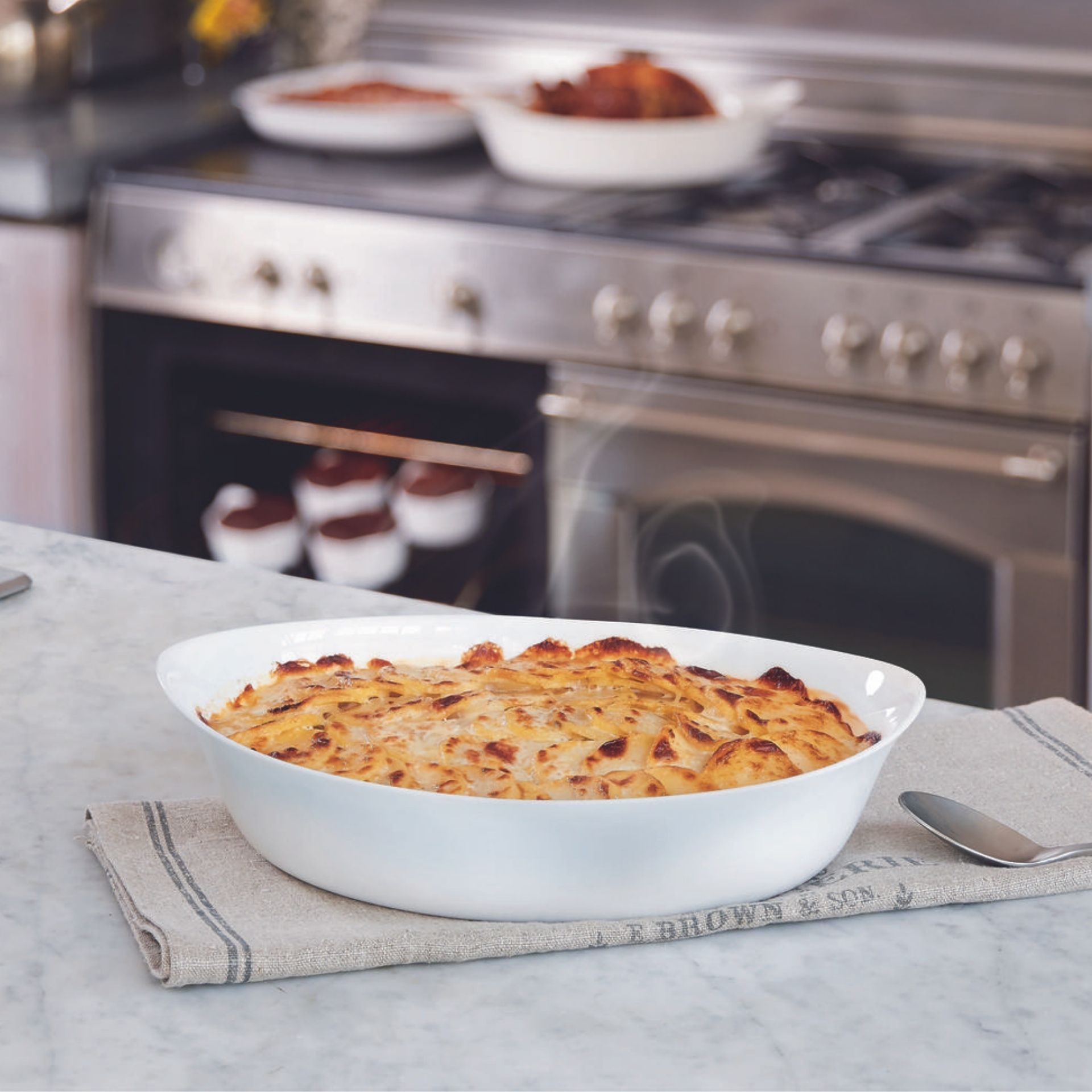 Fuente para horno rectangular opal Oven 34x25x7cm