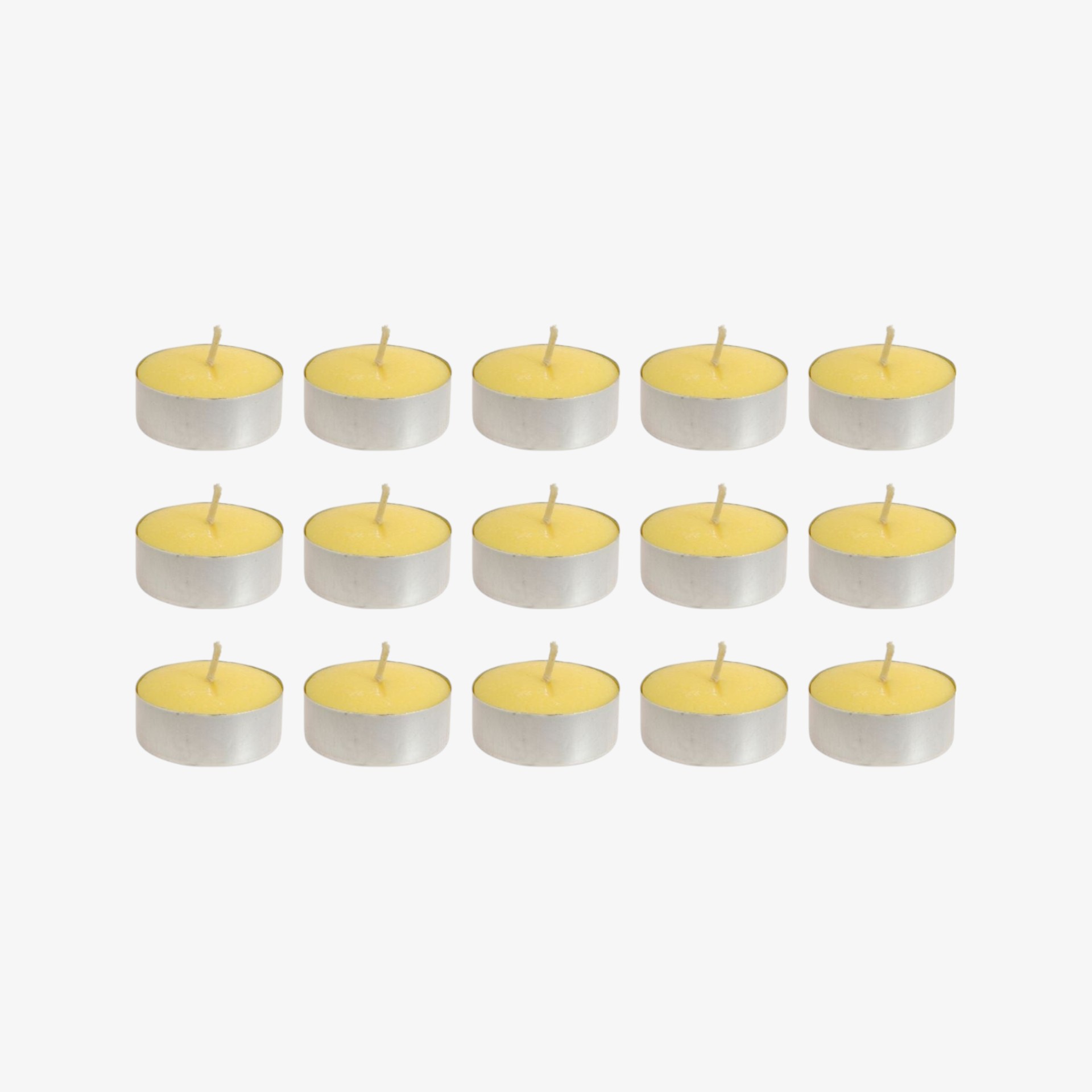 Set de 15 velas tealight de citronela
