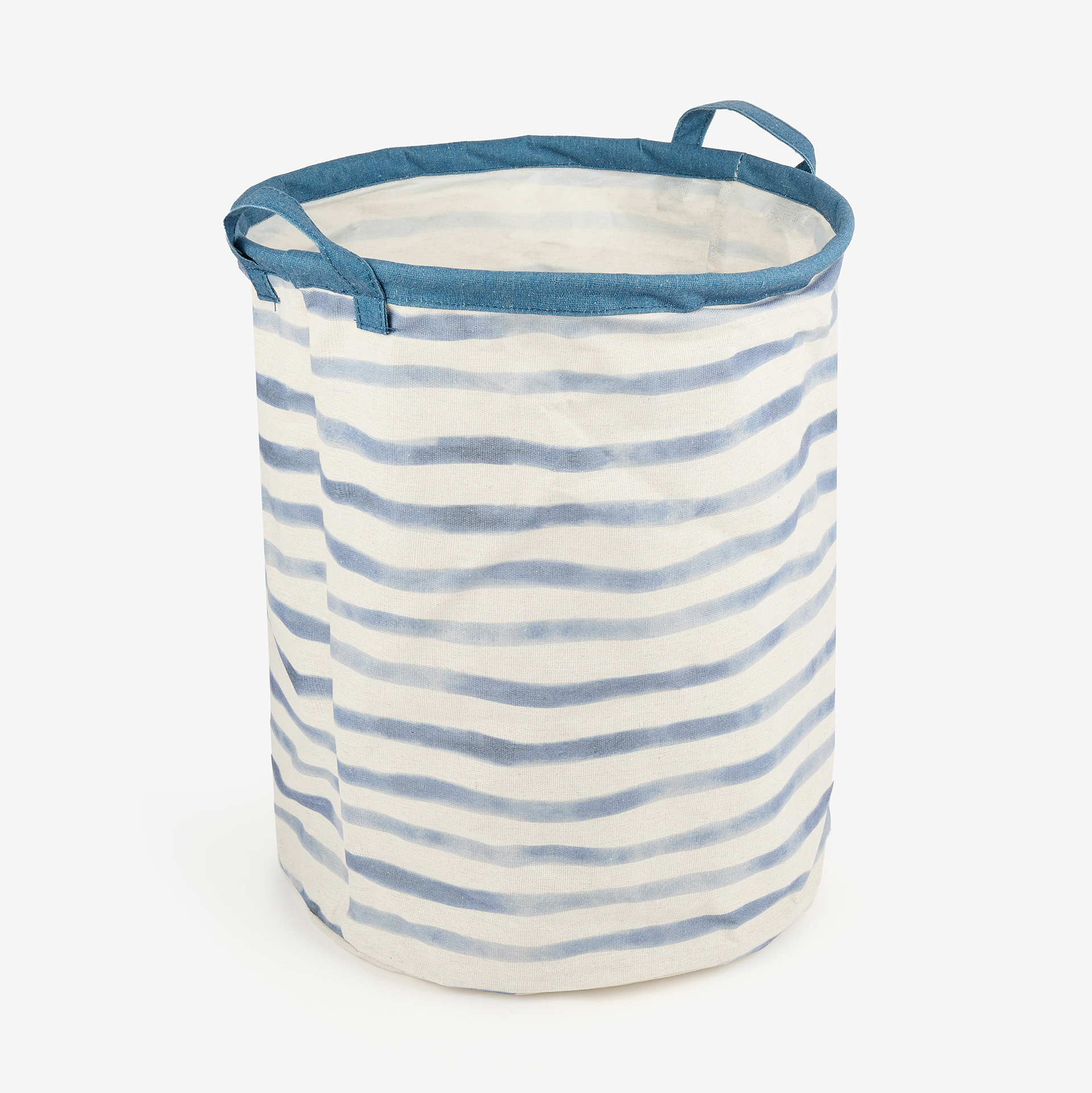 Cesta de ropa de rayas azules Blue &Oslash;35x45cm