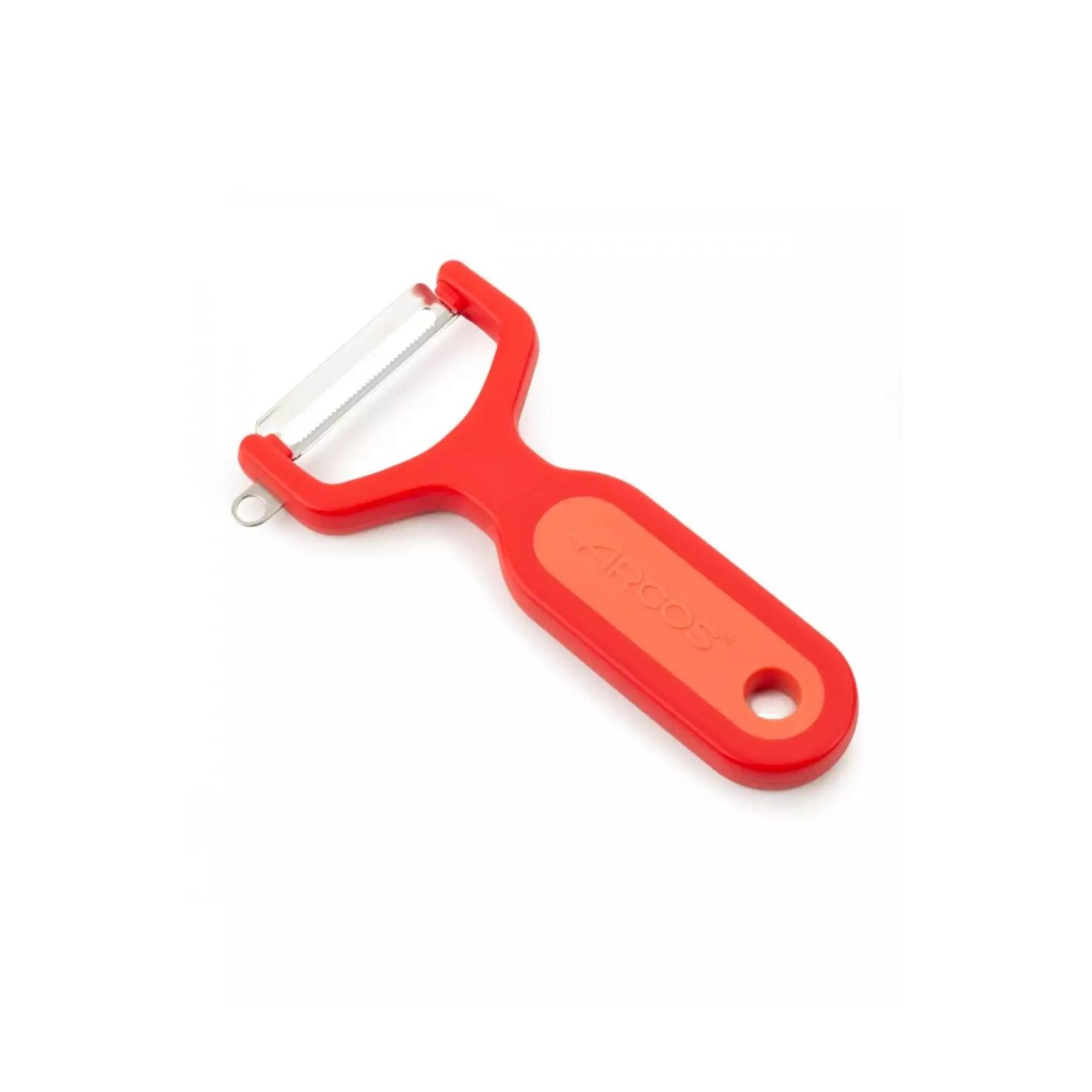 Pelador rojo de filo dentado juliana de acero inoxidable - Arcos