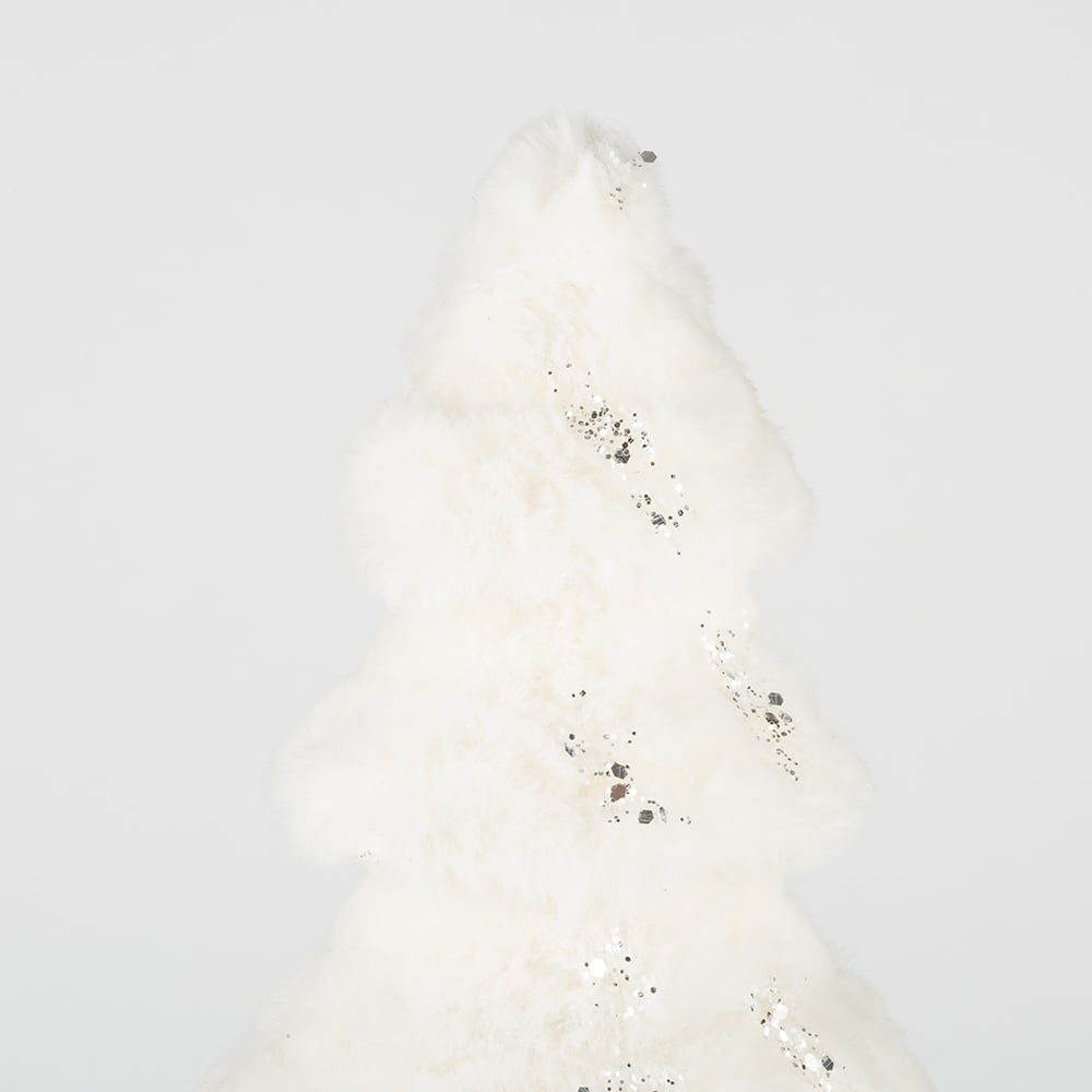 &Aacute;rbol de Navidad blanco 42cm