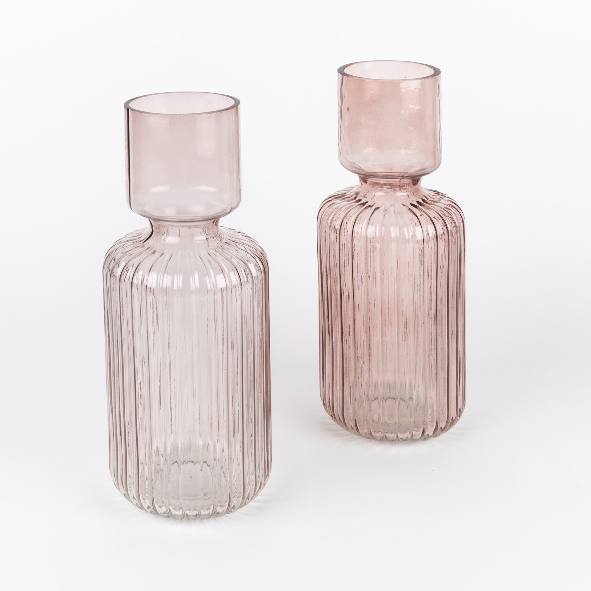 Jarrón de cristal Dayrta Ø11x30cm en varios colores