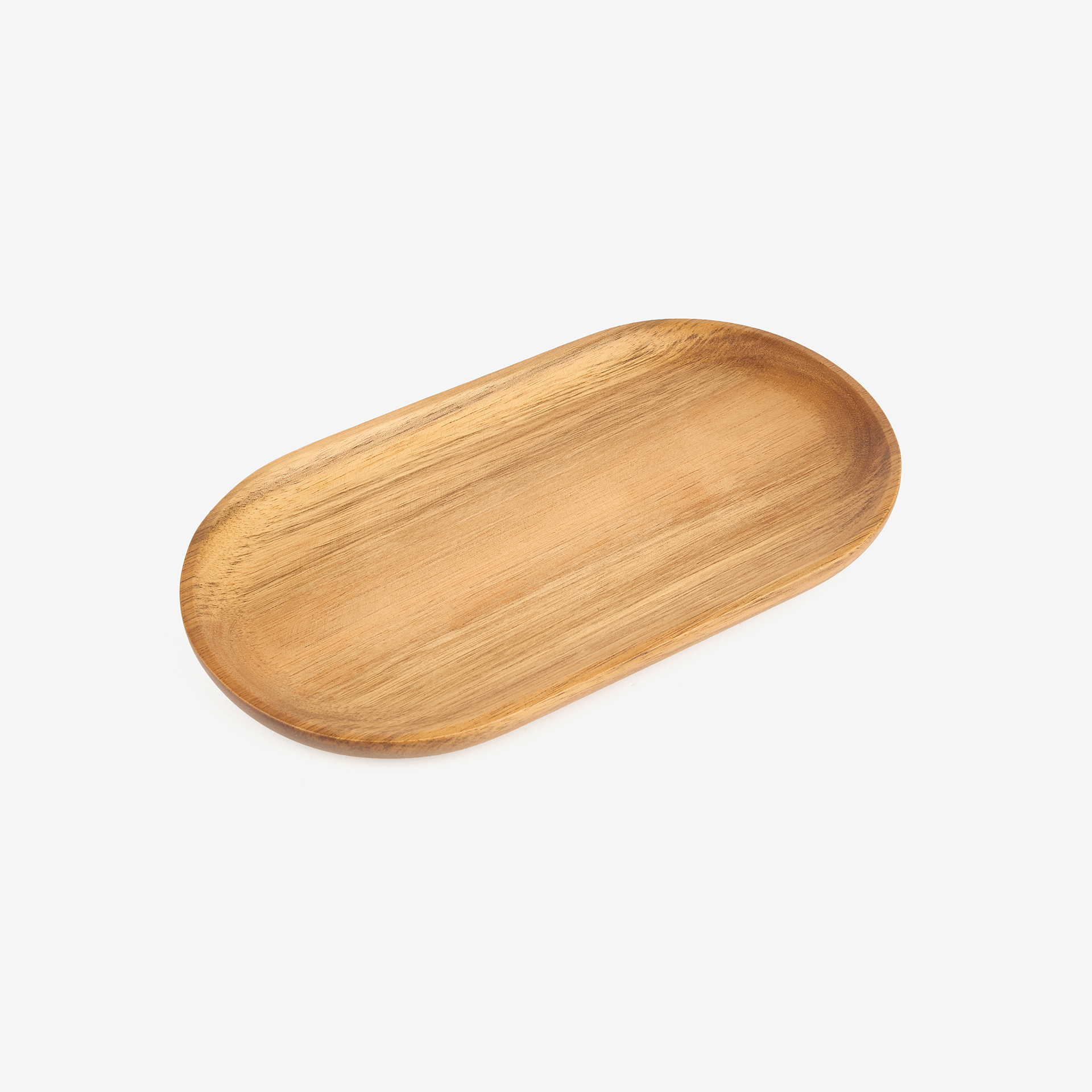 Bandeja de madera de acacia 24x13cm