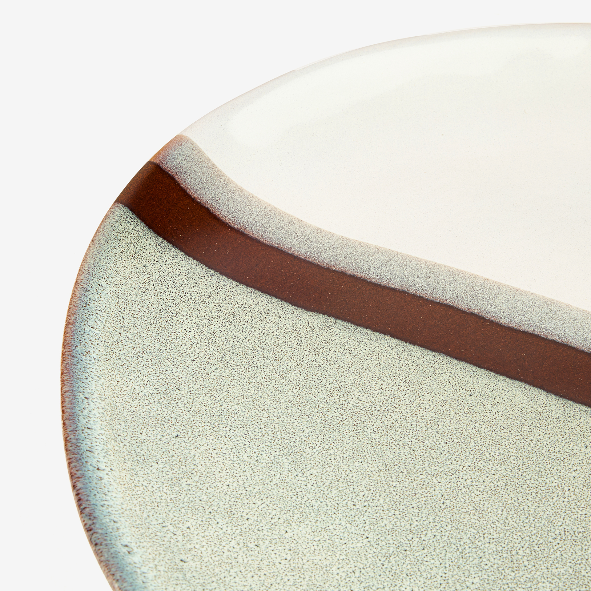 Plato llano de cerámica beige Sotres Ø27cm