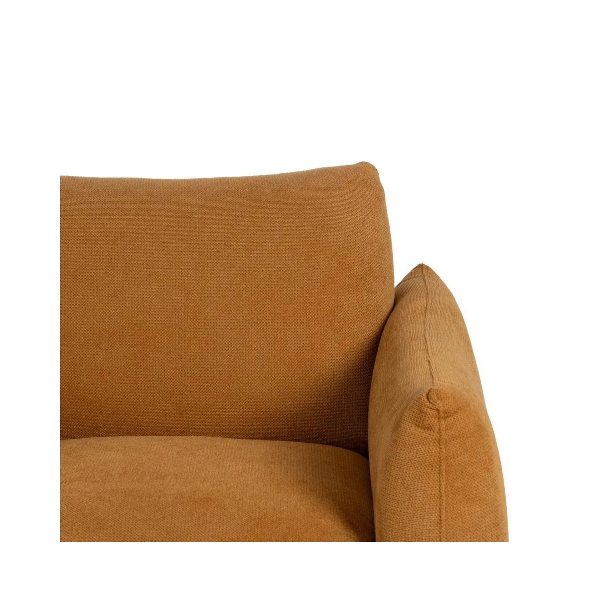 Butaca mostaza Monique 102x89x86cm