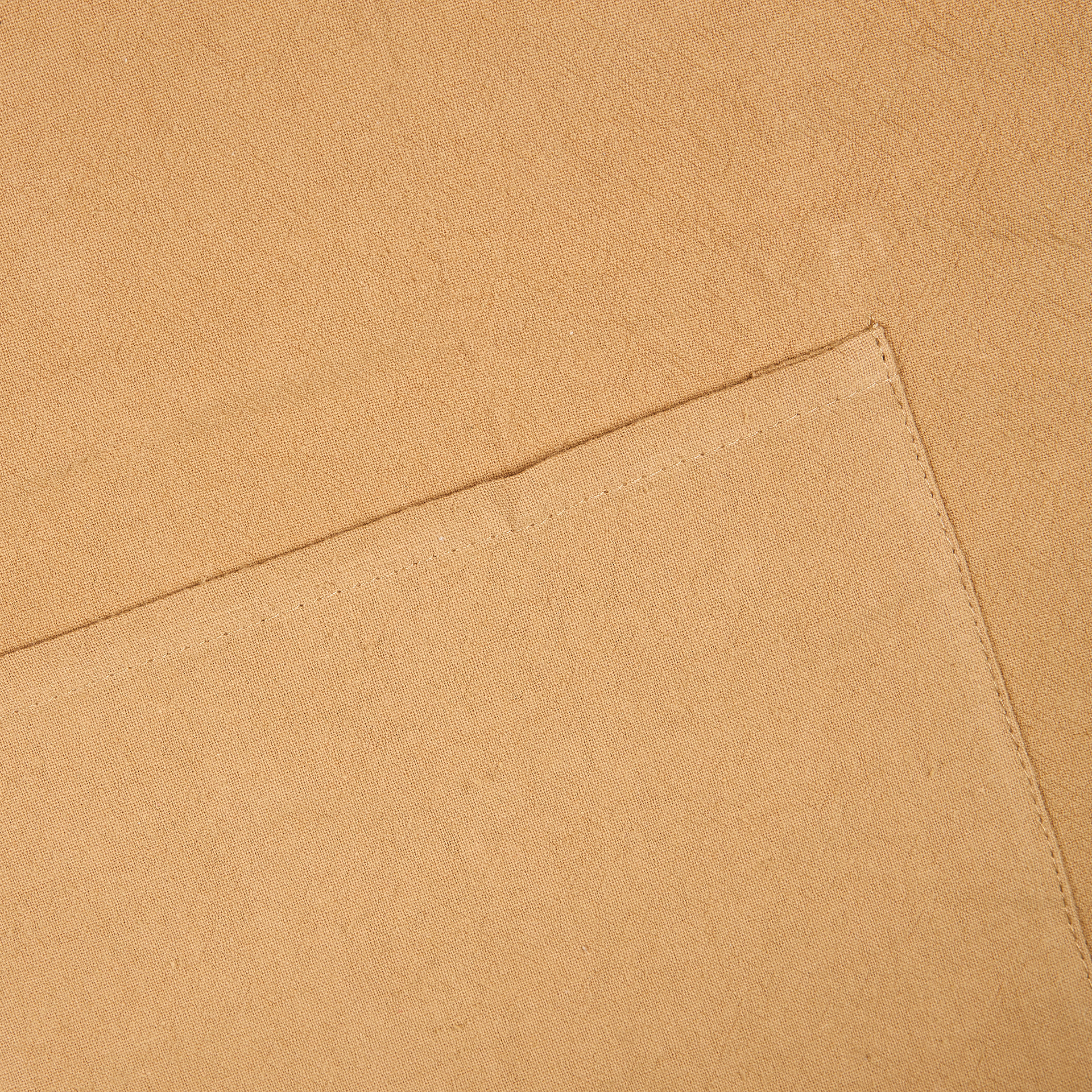 Delantal de cocina de algodón mostaza 80x70cm