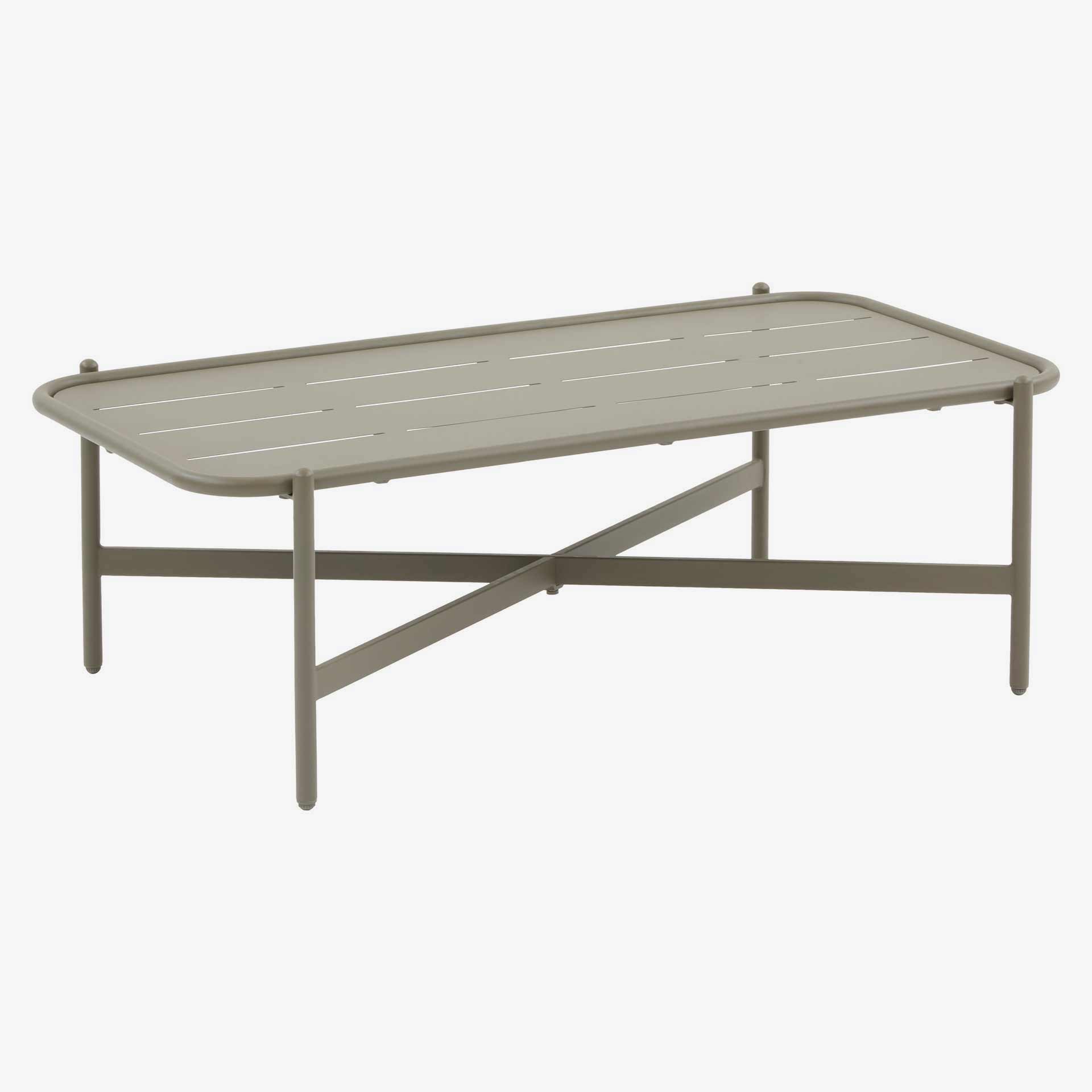 Conjunto de jard&iacute;n para 4 personas de acero cafe Solani