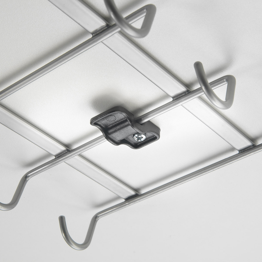 Colgador para 10 tazas acero inoxidable 14x28cm