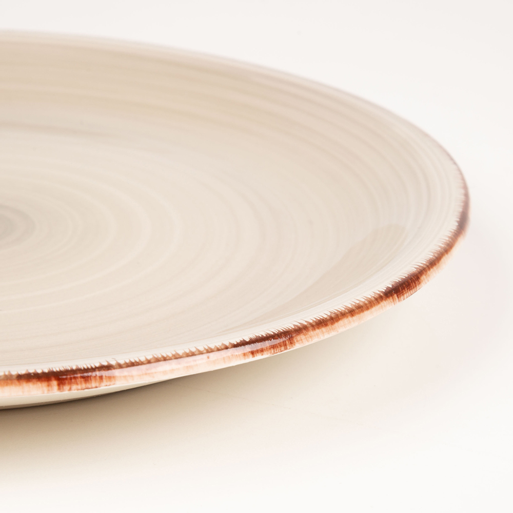 Vajilla de 18 piezas de gres gris Vita