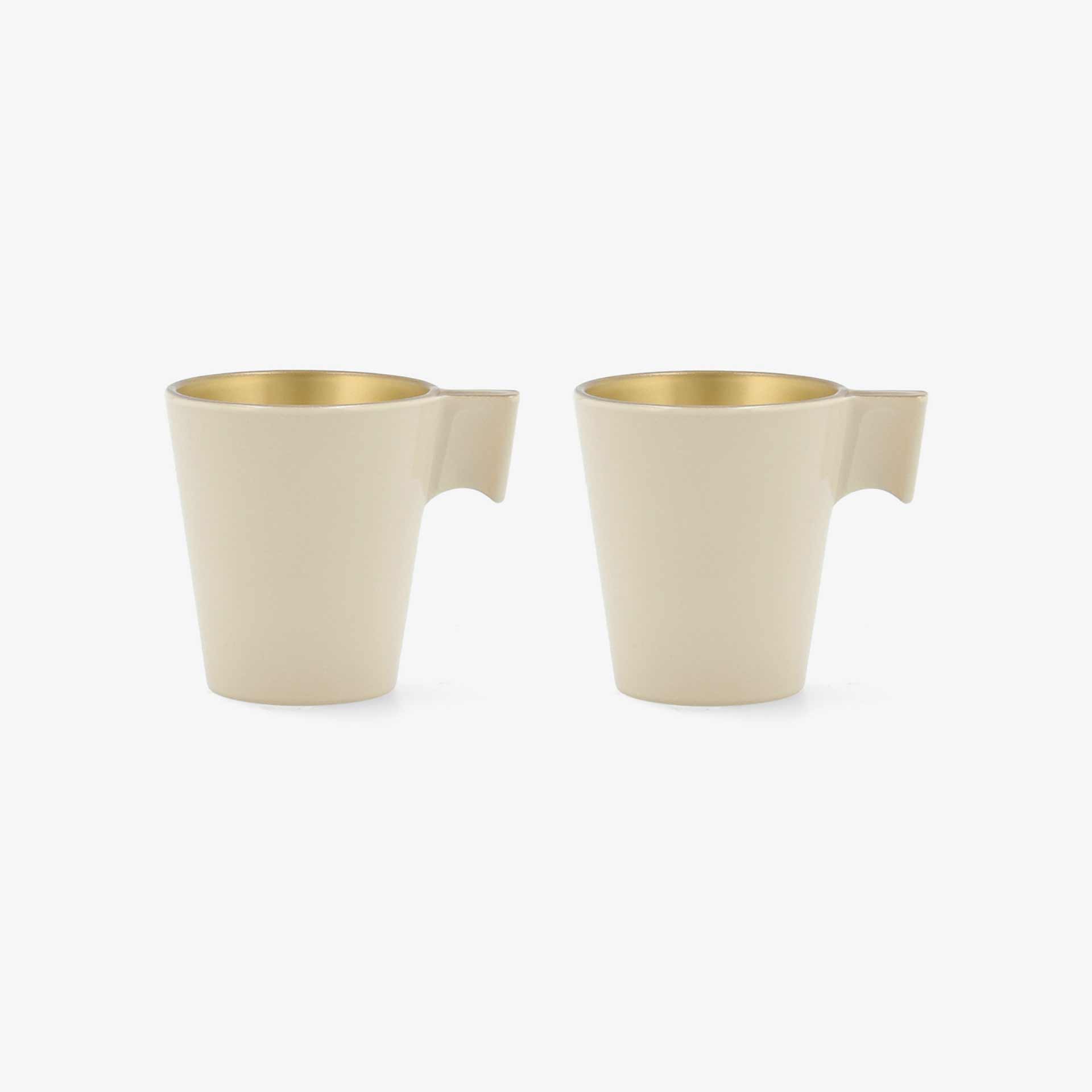 Set de 2 tazas de vidrio café expresso 8cl Nieve