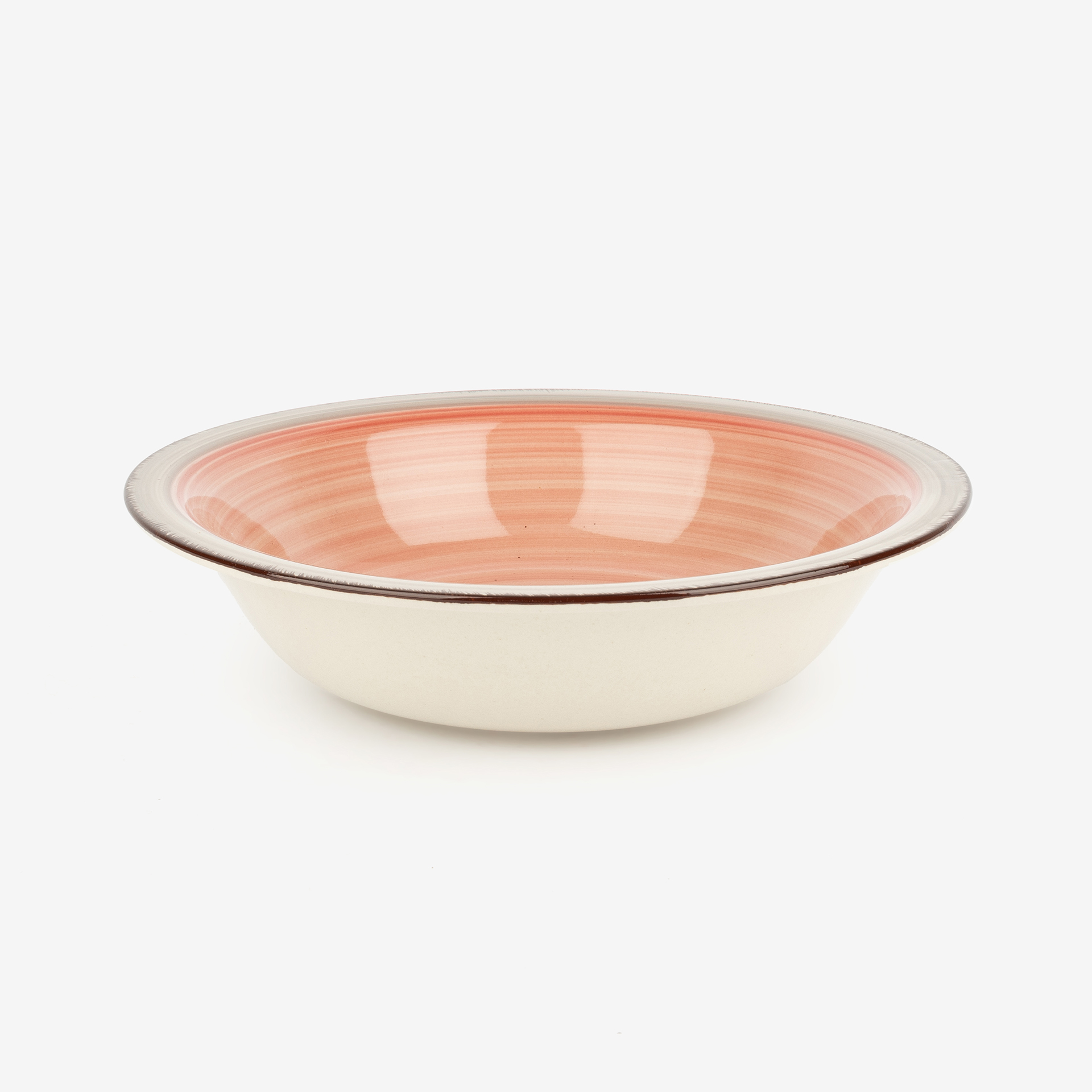 Vajilla de porcelana de 18 piezas rosa Juliett