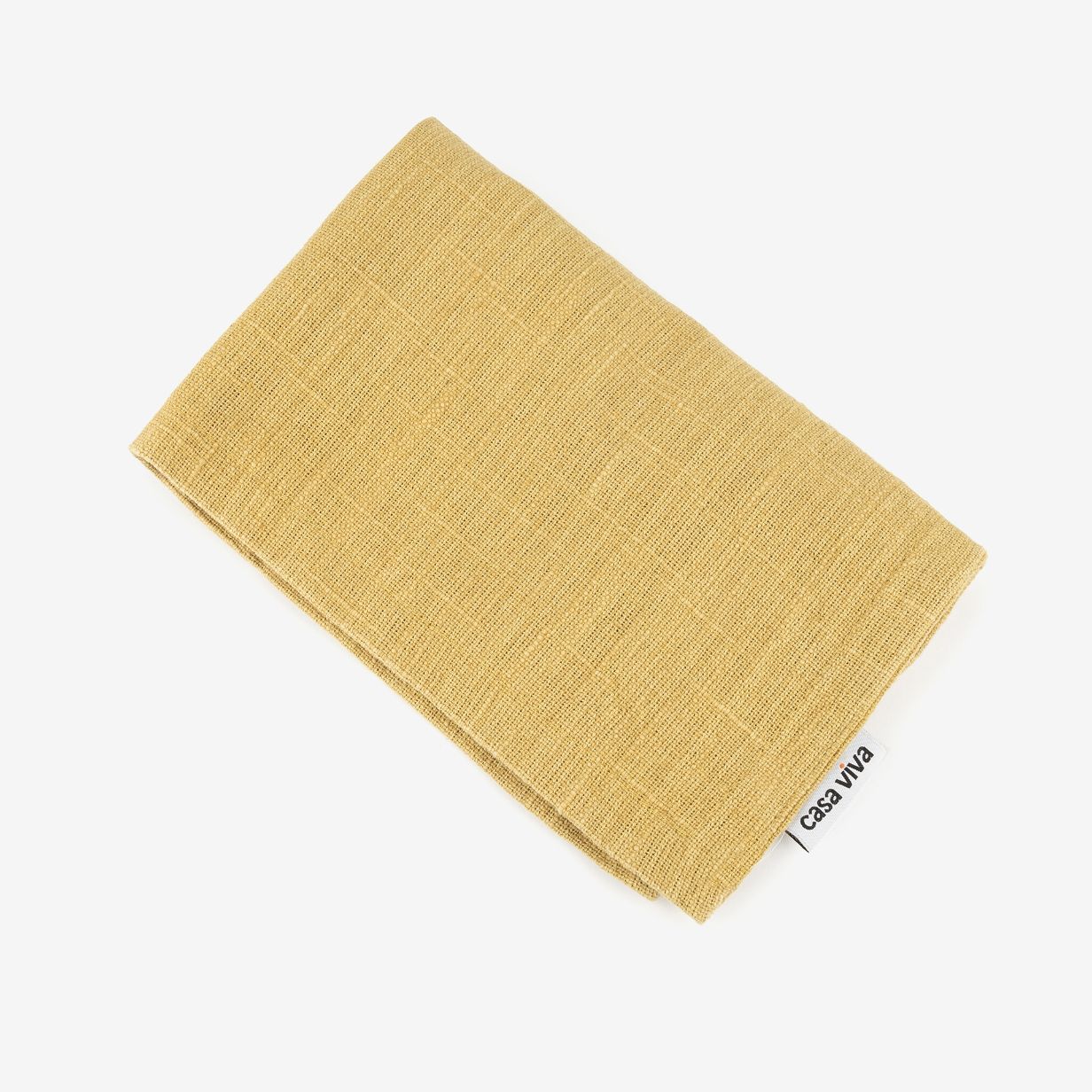 Funda de cojín de algodón amarilla Frida 40x35cm