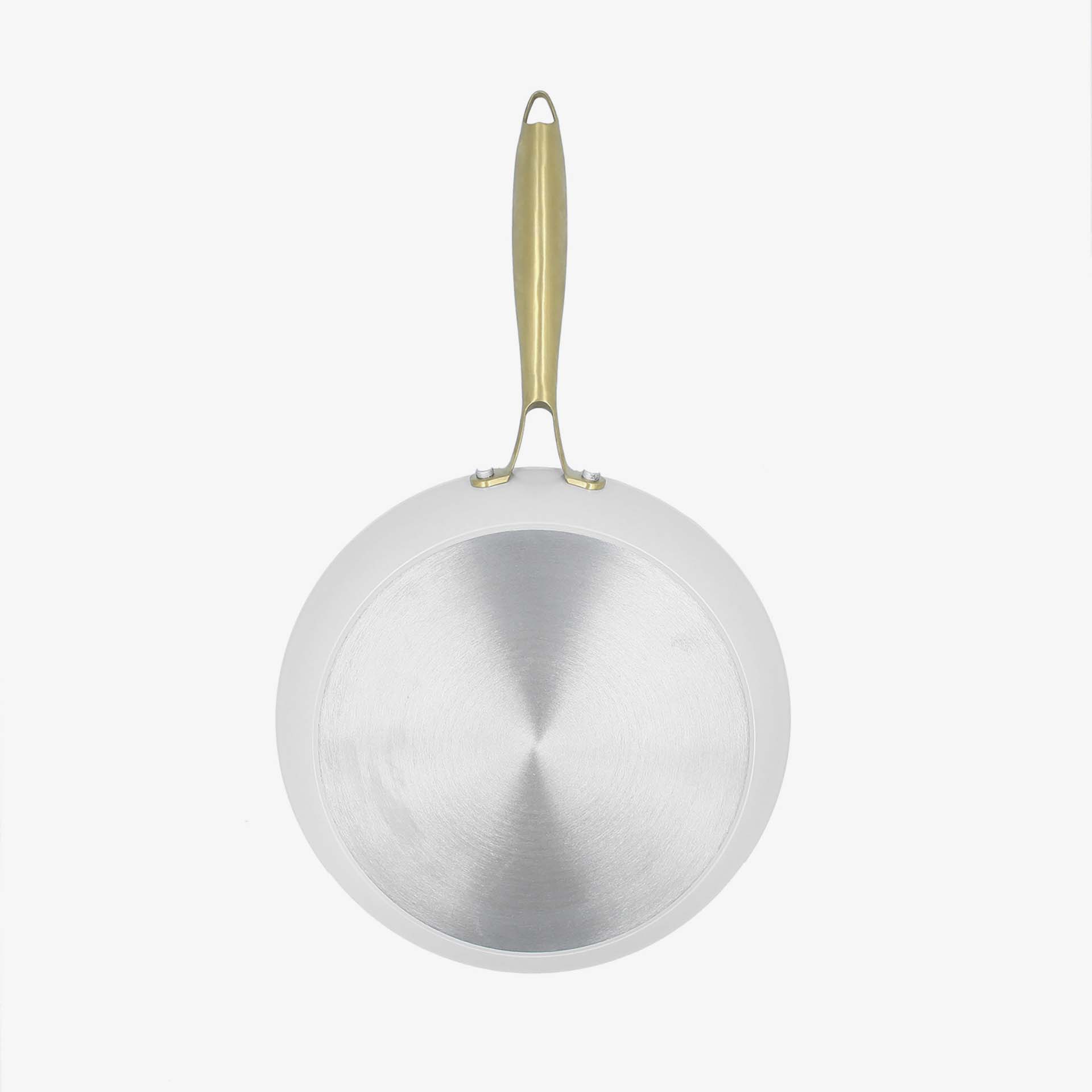 Sart&eacute;n gris claro de aluminio forjado Bruma 28cm