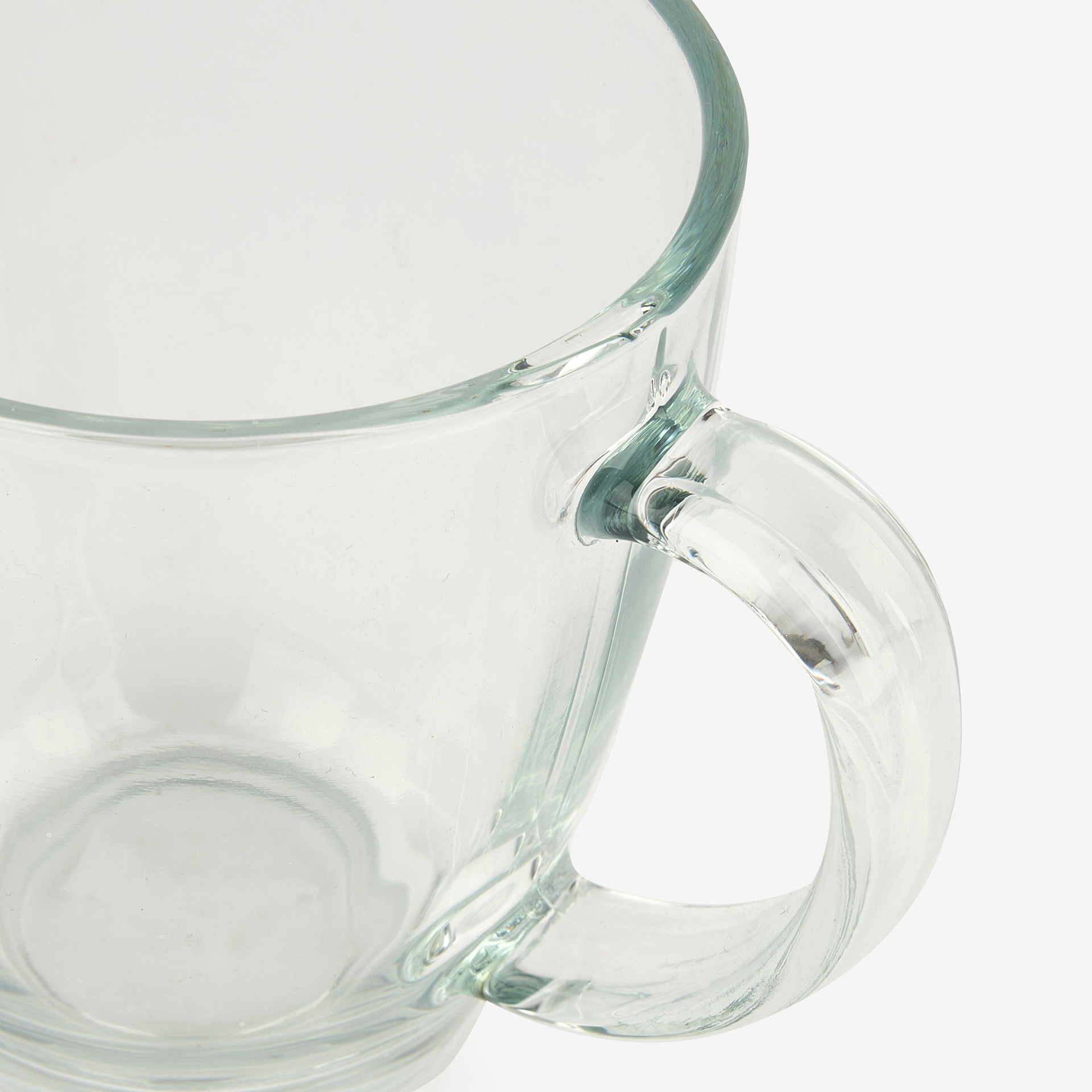 Mug de cristal transparente 12x11x10cm 45cl