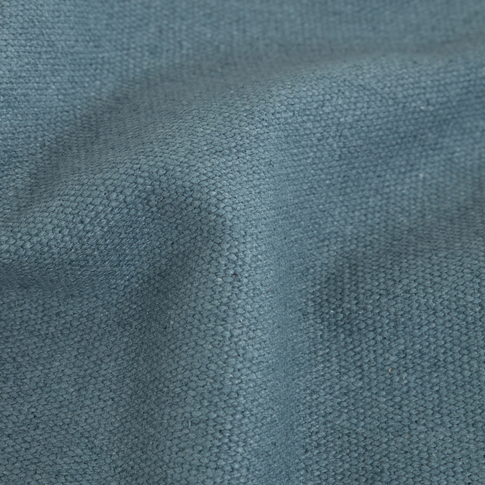 Camino de mesa de algodón azul Maya 140x38cm